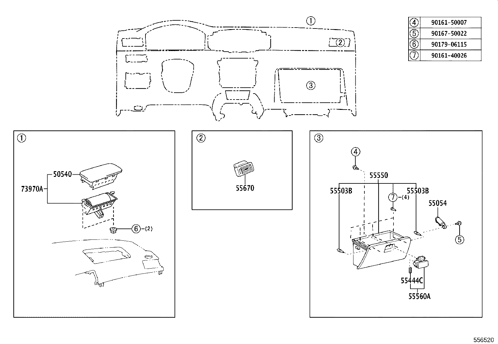 55406-02090-B1 PANEL SUB-ASSY, INSTRUMENT CLUSTER FINISH, CENTER product image