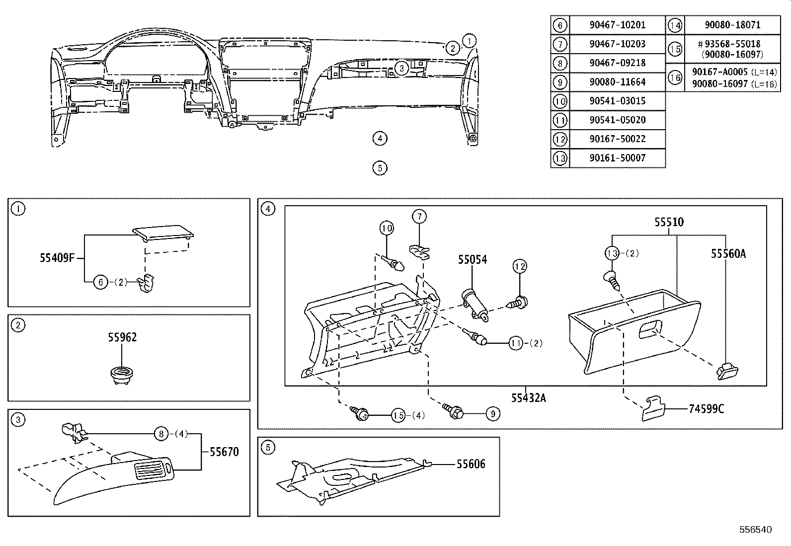 55405-AA072 PANEL SUB-ASSY, INSTRUMENT CLUSTER FINISH, CENTER product image