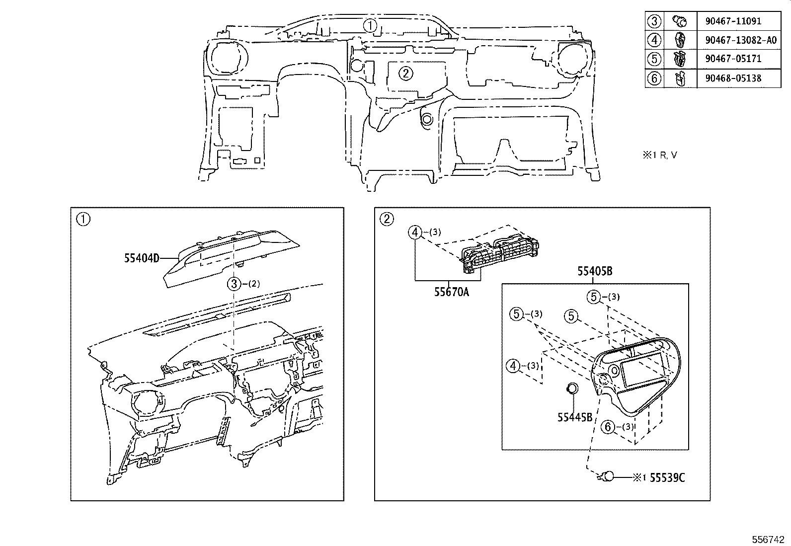 55302-52903-C0 PANEL SUB-ASSY, INSTRUMENT, UPPER product image