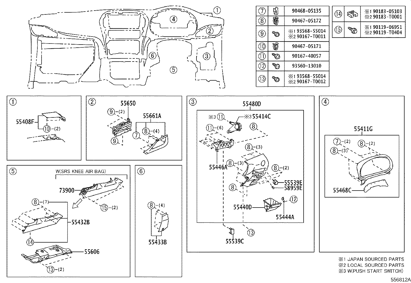 55302-0D250-C0 PANEL SUB-ASSY, INSTRUMENT, UPPER product image
