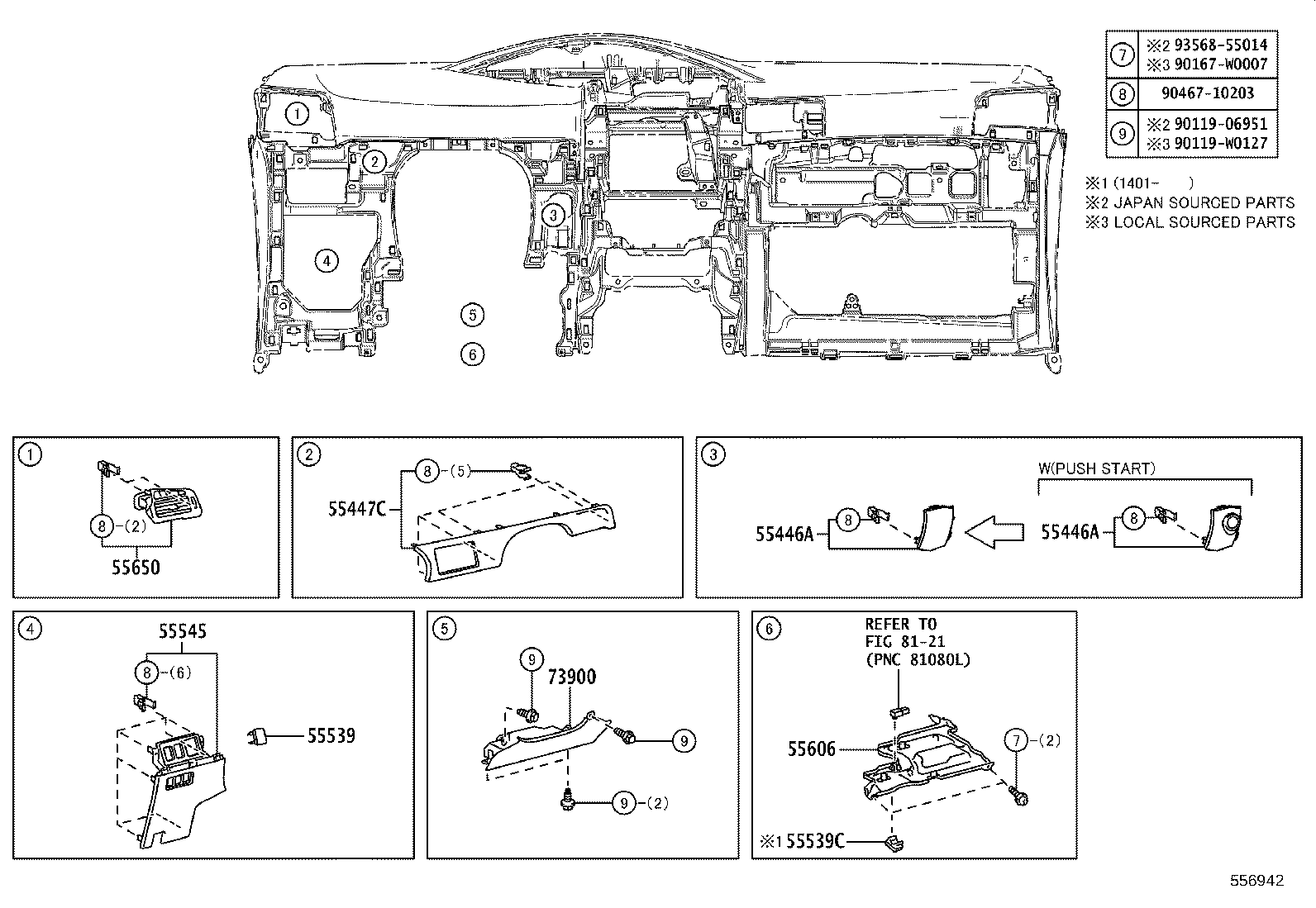 90467-12080 CLIP(FOR SAFETY PAD) product image