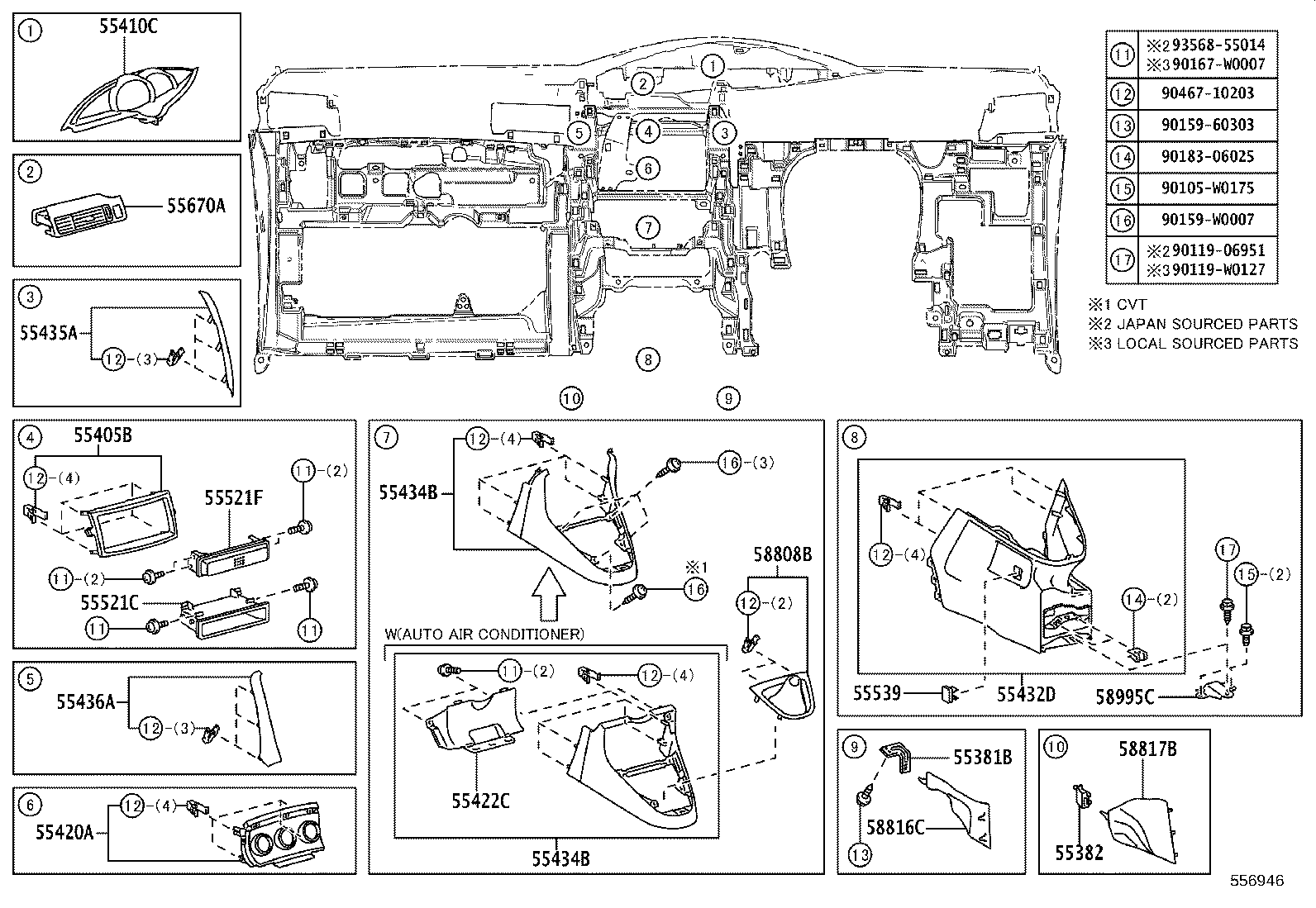 90467-12080 CLIP(FOR SAFETY PAD) product image