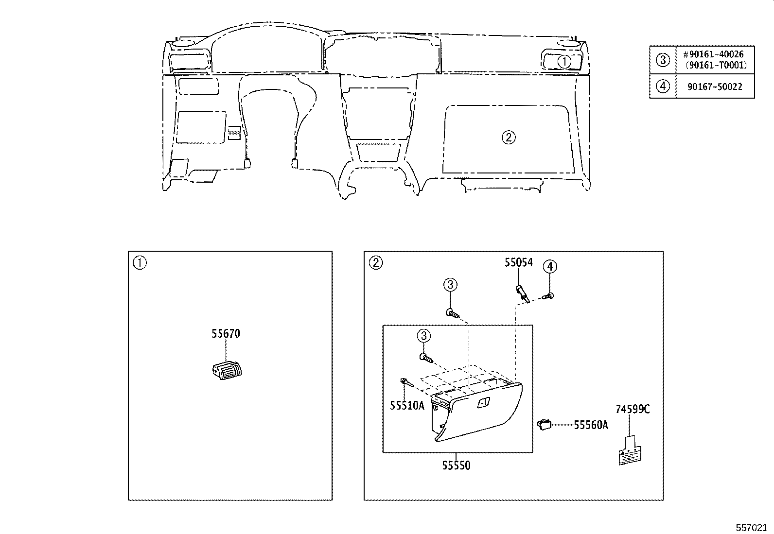 55302-02040-B0 PANEL SUB-ASSY, INSTRUMENT, UPPER product image