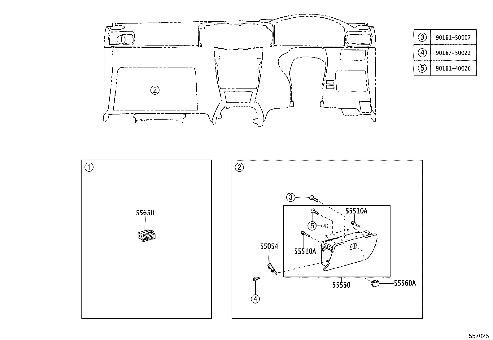55302-02010-B0 PANEL SUB-ASSY, INSTRUMENT, UPPER product image