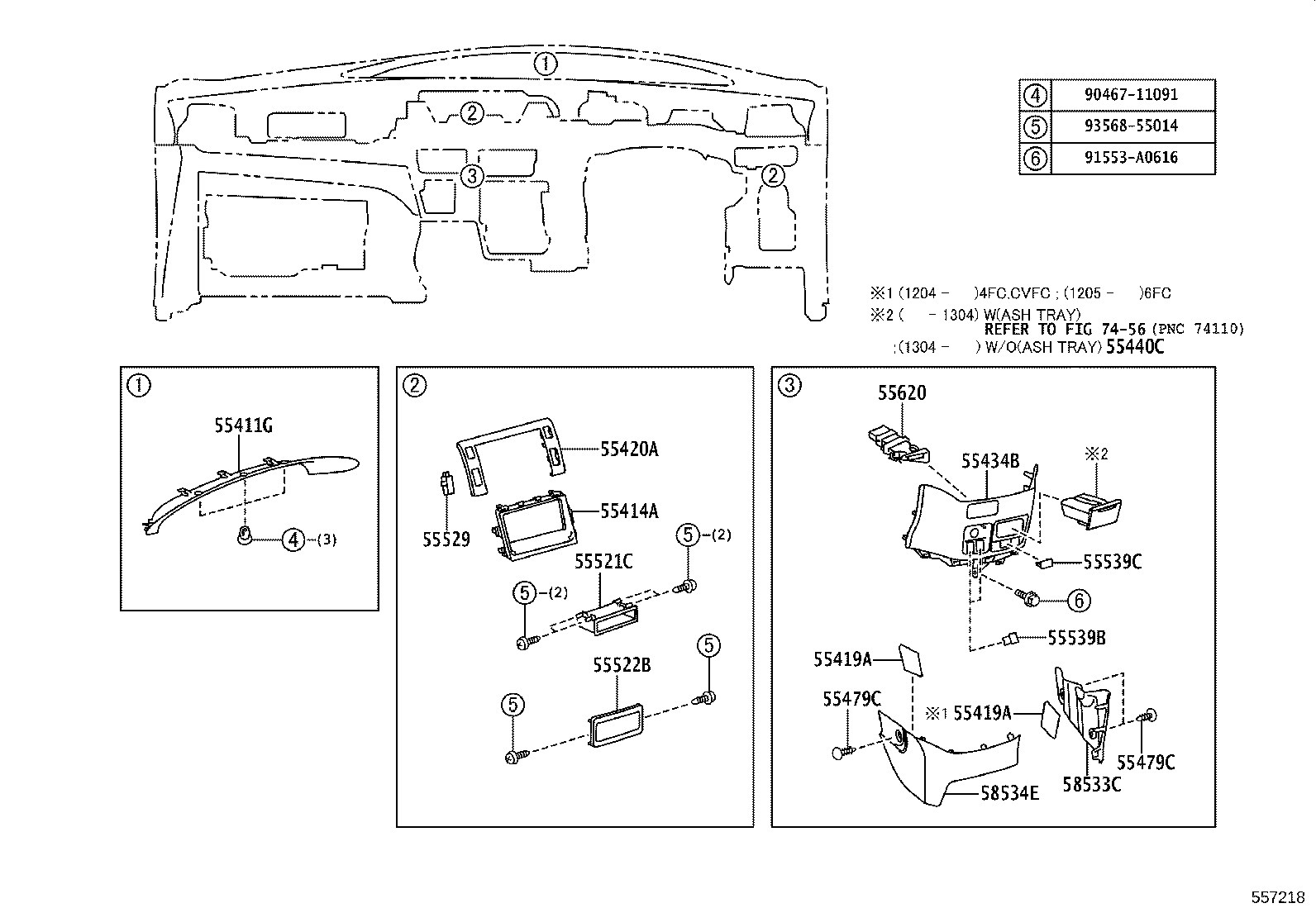 55302-28060-B0 PANEL SUB-ASSY, INSTRUMENT, UPPER product image