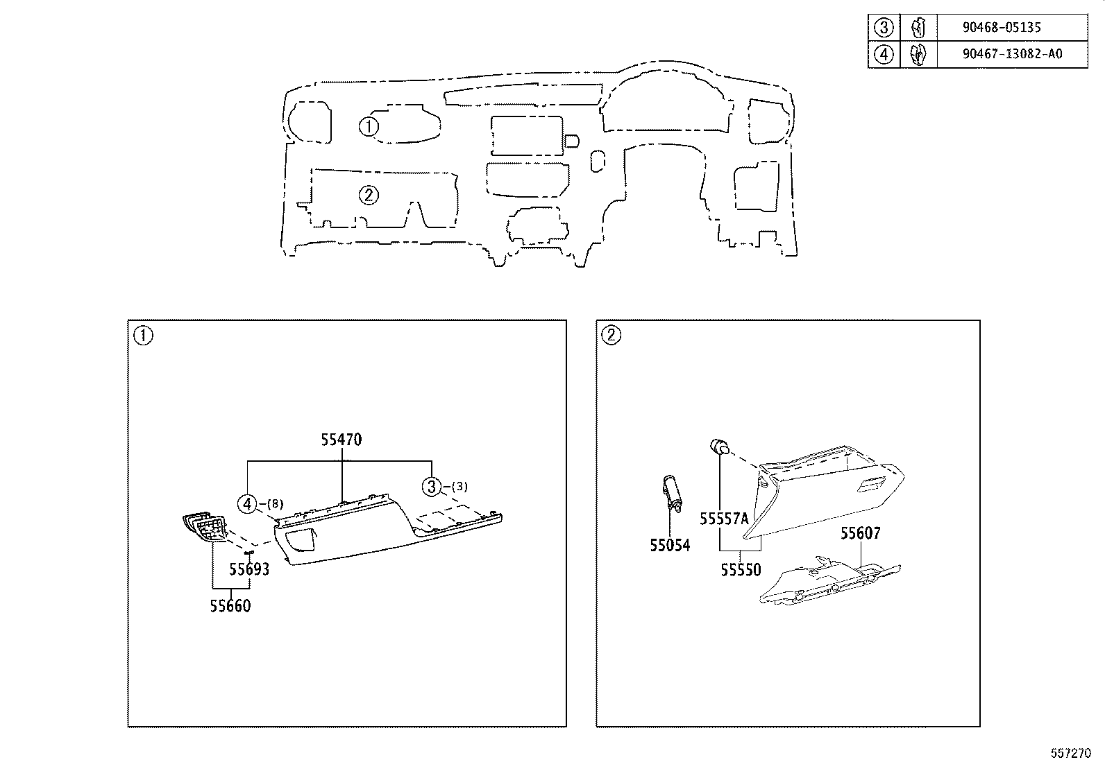 55302-02531-C1 PANEL SUB-ASSY, INSTRUMENT, UPPER product image