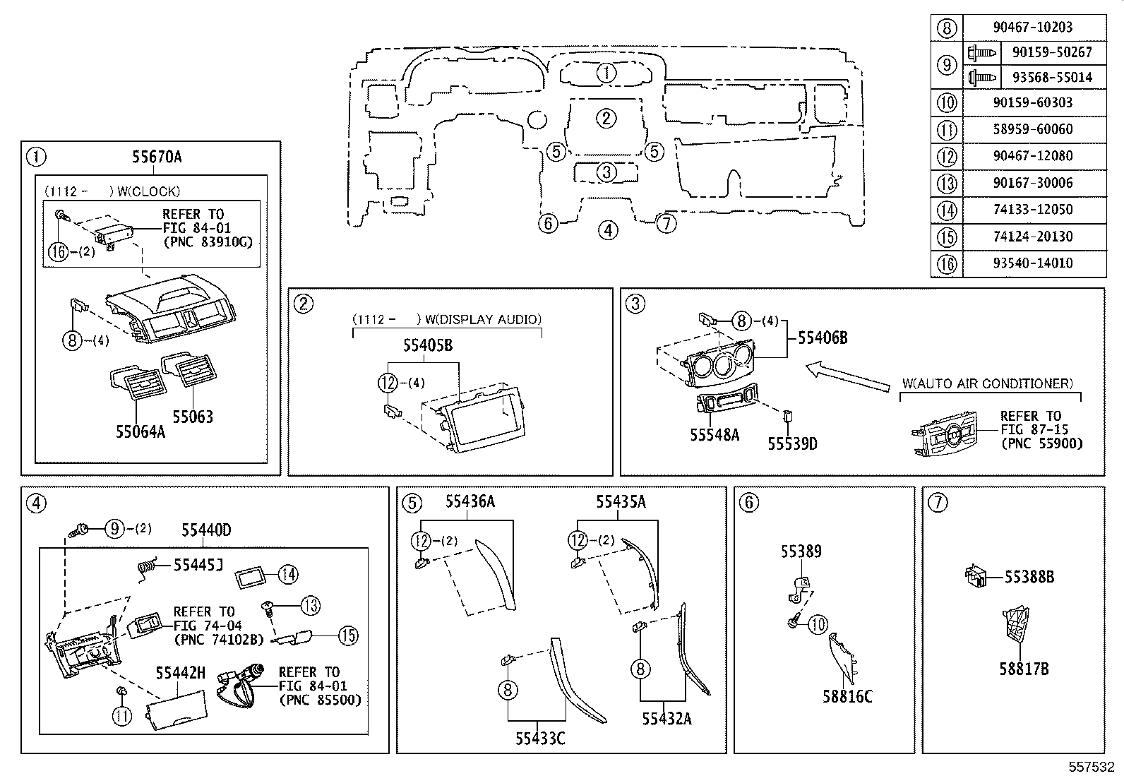 55302-12191-E0 PANEL SUB-ASSY, INSTRUMENT, UPPER product image
