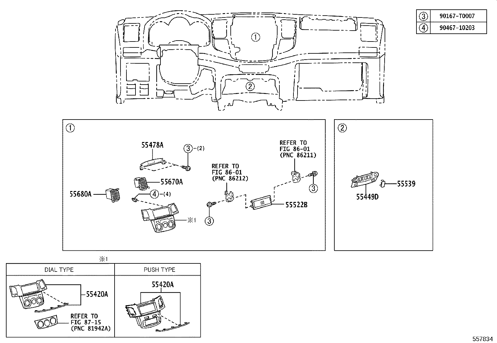 55302-0K170-E0 PANEL SUB-ASSY, INSTRUMENT, UPPER product image