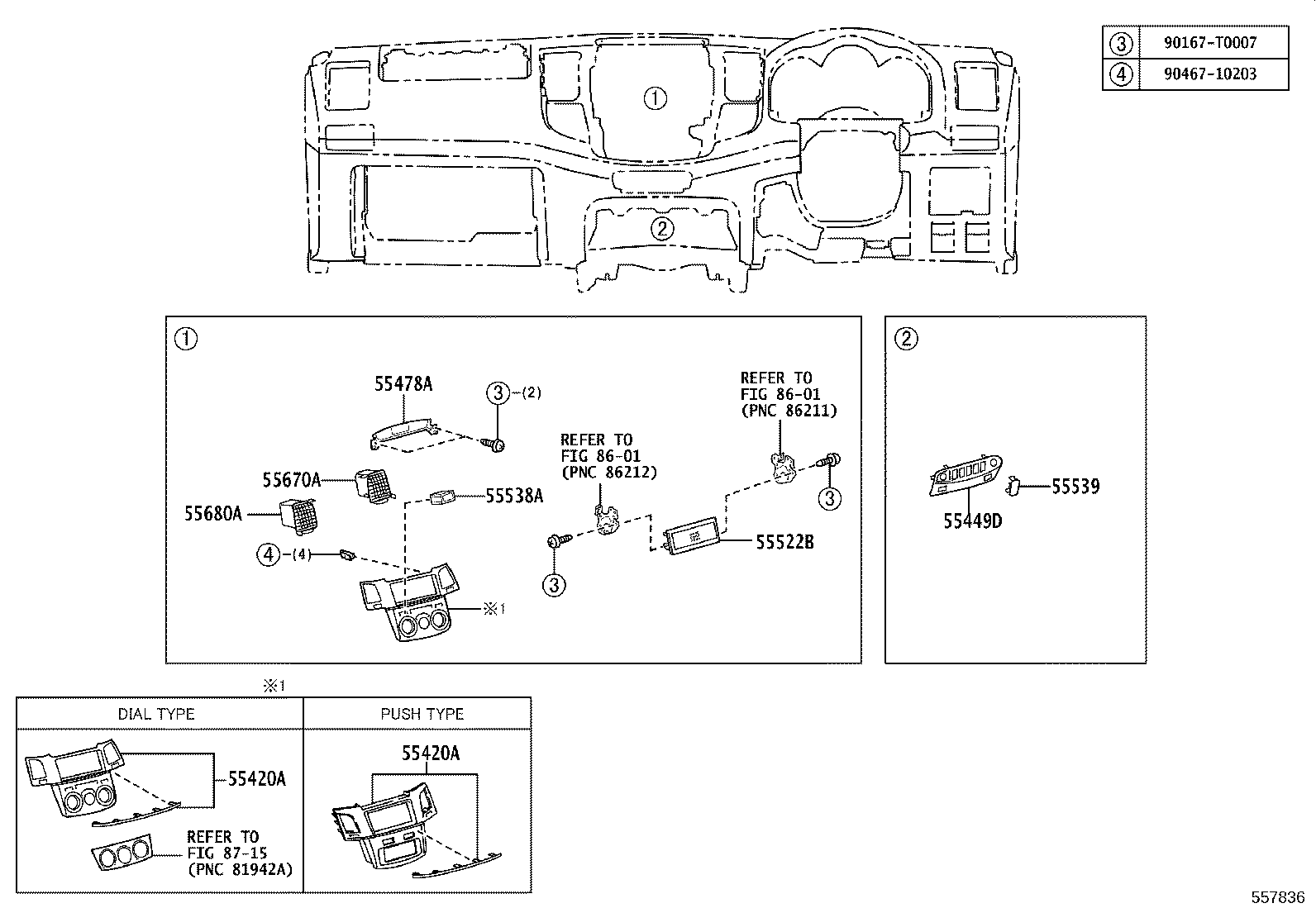 55302-0K170-E0 PANEL SUB-ASSY, INSTRUMENT, UPPER product image