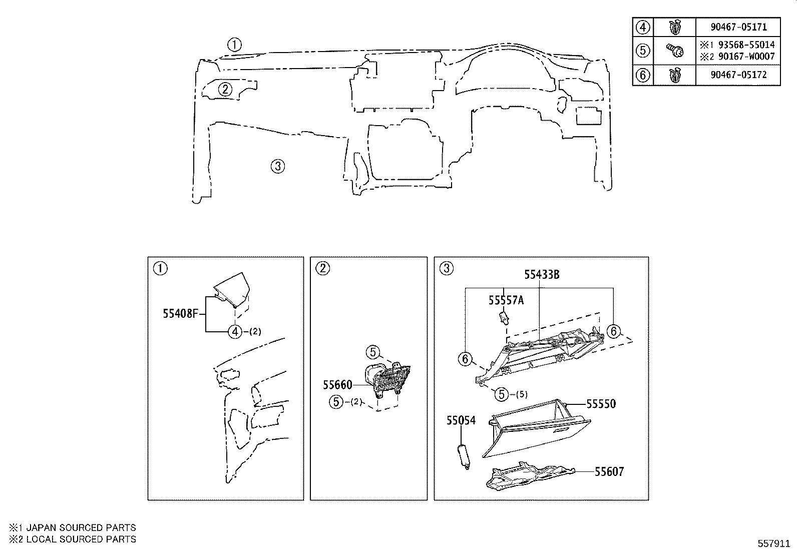 55405-F4040 PANEL SUB-ASSY, INSTRUMENT CLUSTER FINISH, CENTER product image