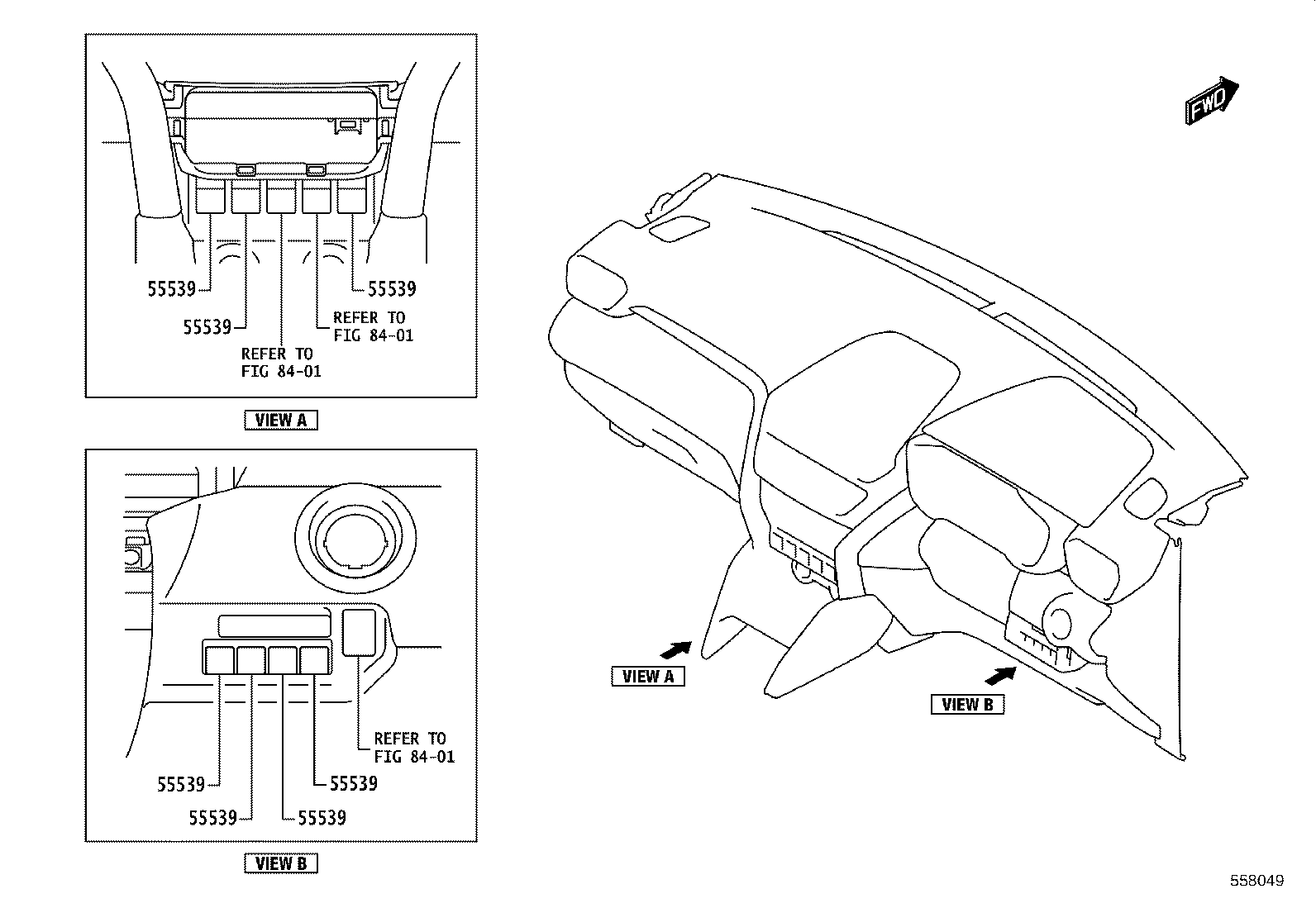 55405-WC015 PANEL SUB-ASSY, INSTRUMENT CLUSTER FINISH, CENTER product image