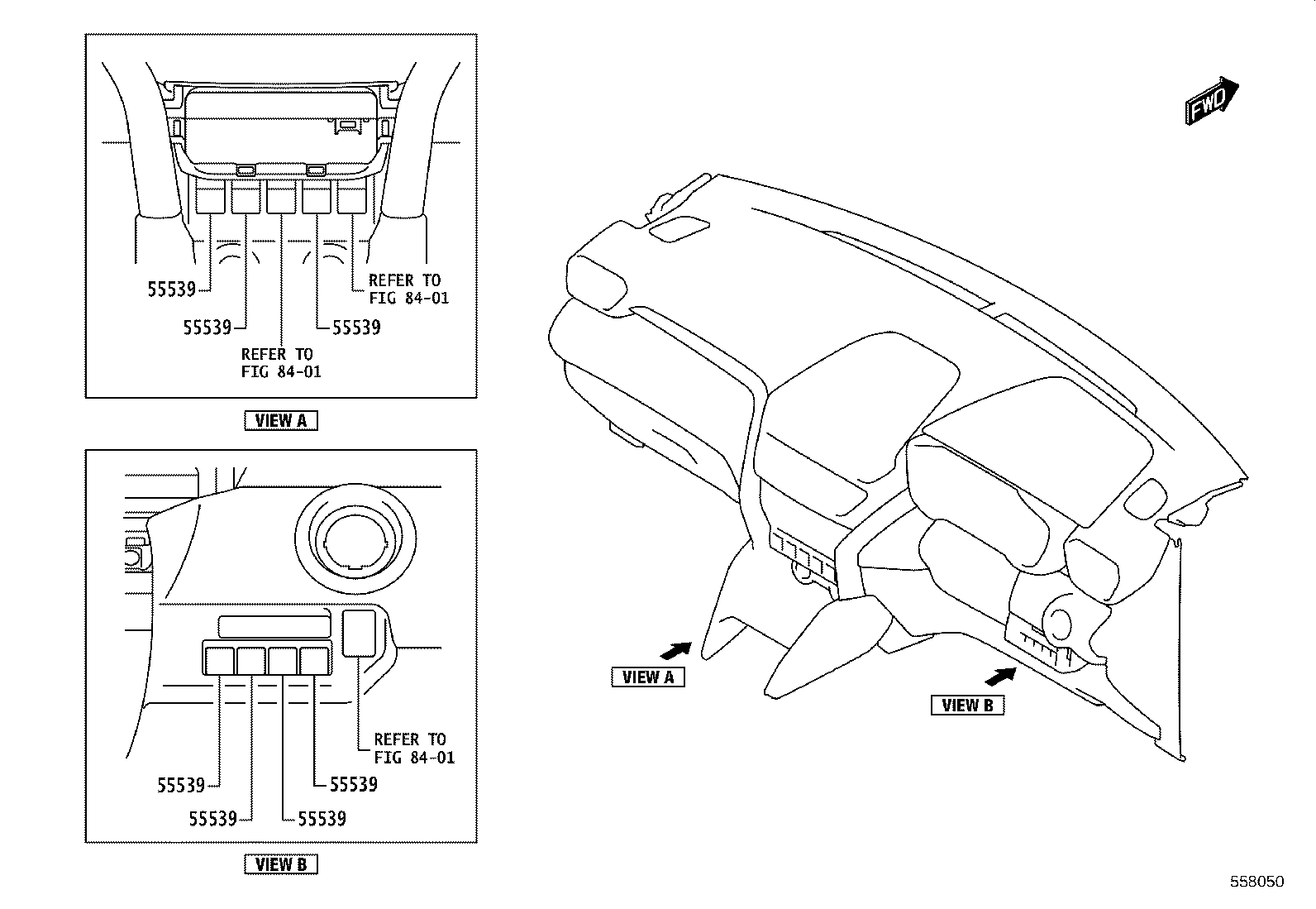 55405-WC015 PANEL SUB-ASSY, INSTRUMENT CLUSTER FINISH, CENTER product image