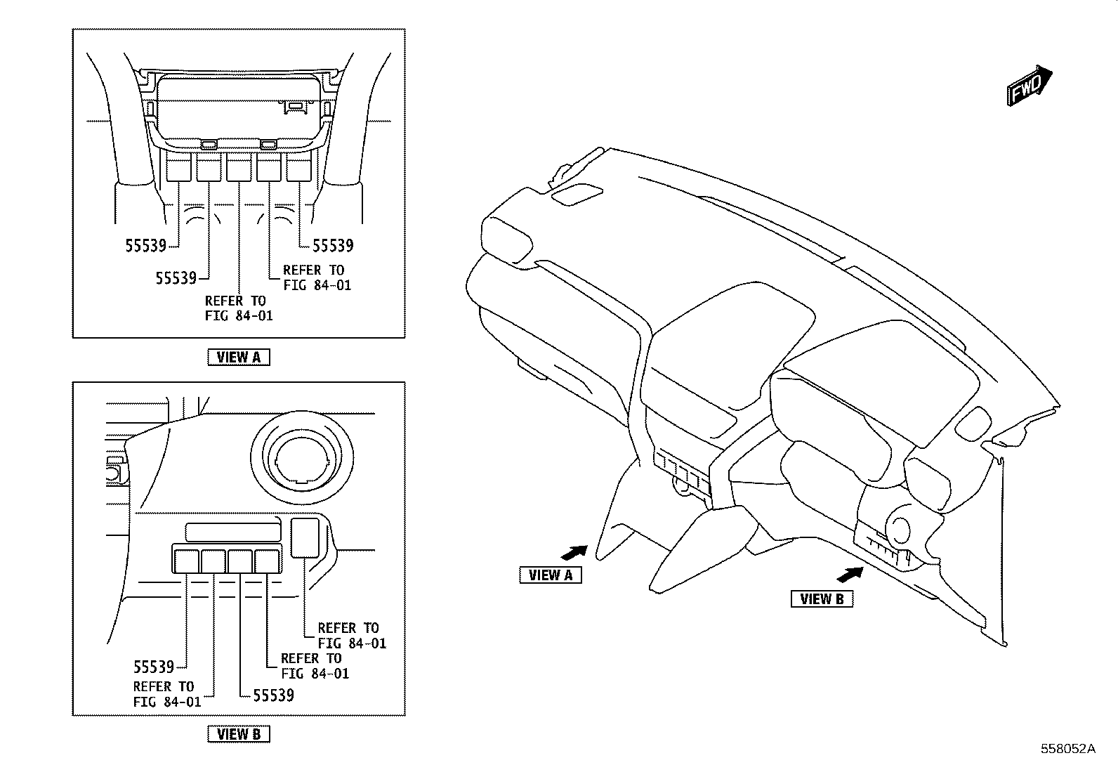55405-WC015 PANEL SUB-ASSY, INSTRUMENT CLUSTER FINISH, CENTER product image
