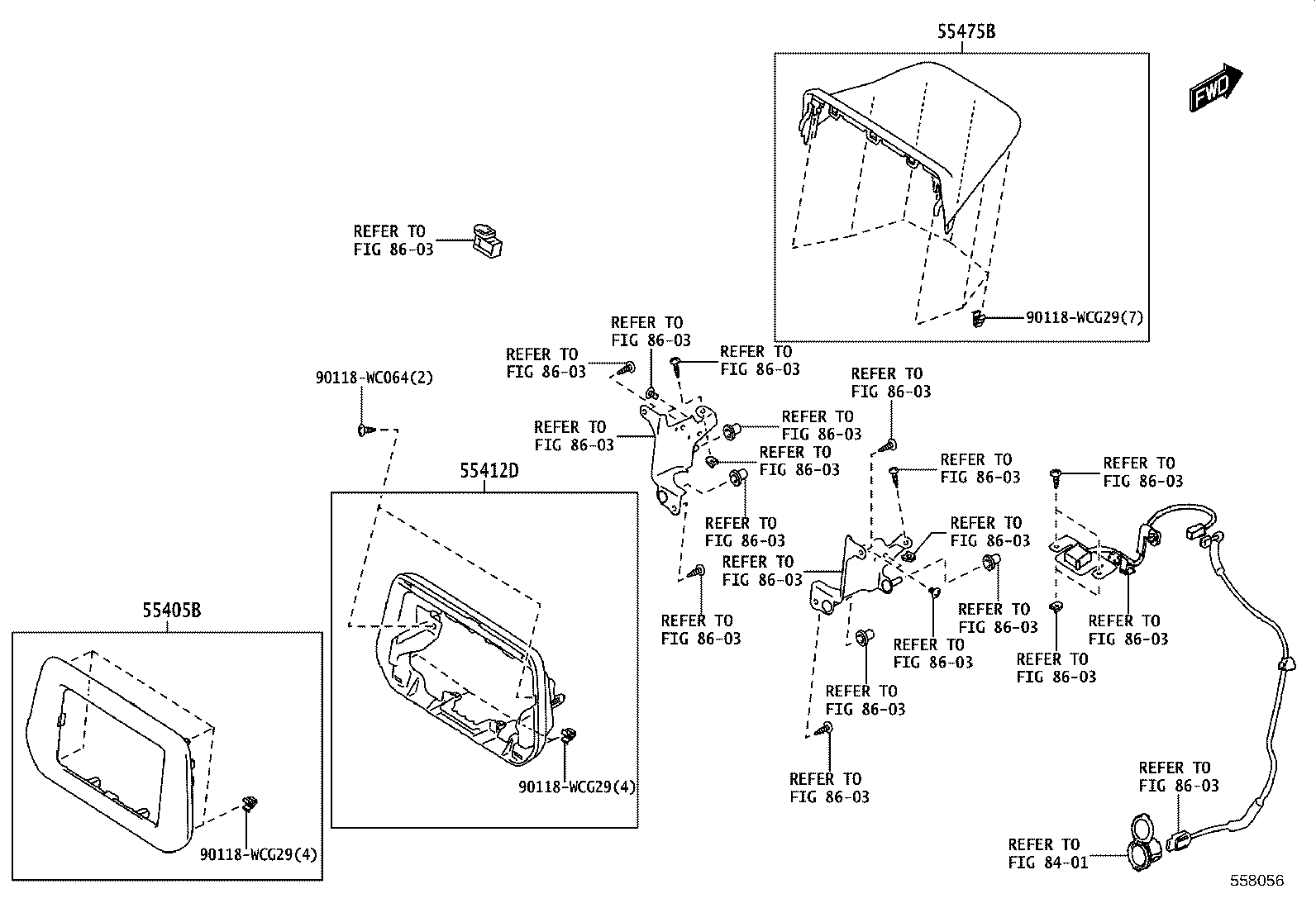 55405-WC015 PANEL SUB-ASSY, INSTRUMENT CLUSTER FINISH, CENTER product image