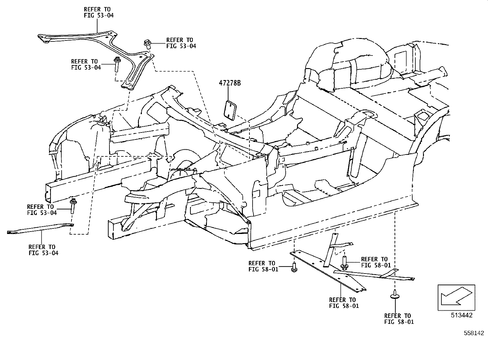 55708-WAA02 LOUVER SUB-ASSY, COWL TOP VENTILATOR product image