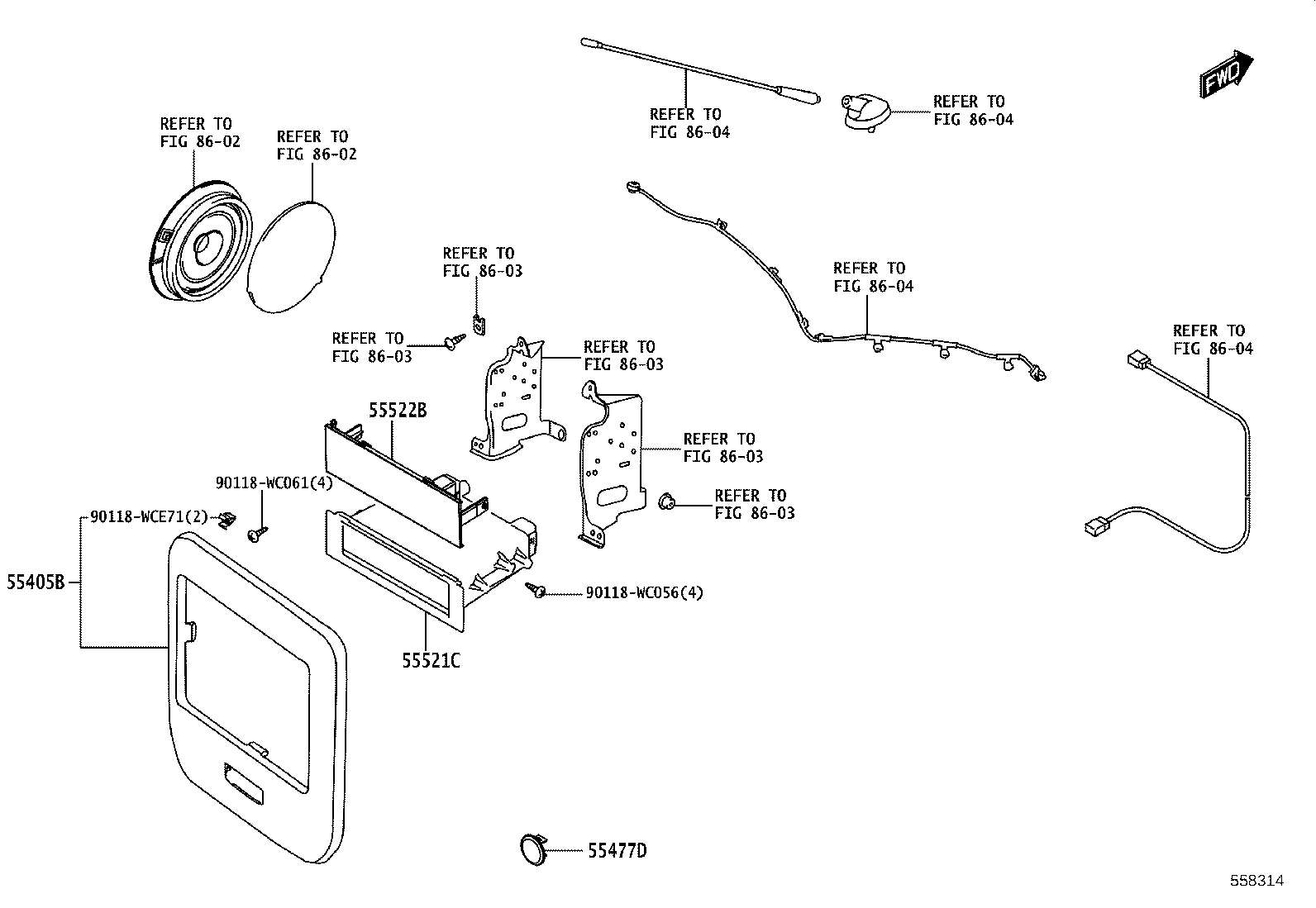 55302-WC015 PANEL SUB-ASSY, INSTRUMENT, UPPER product image