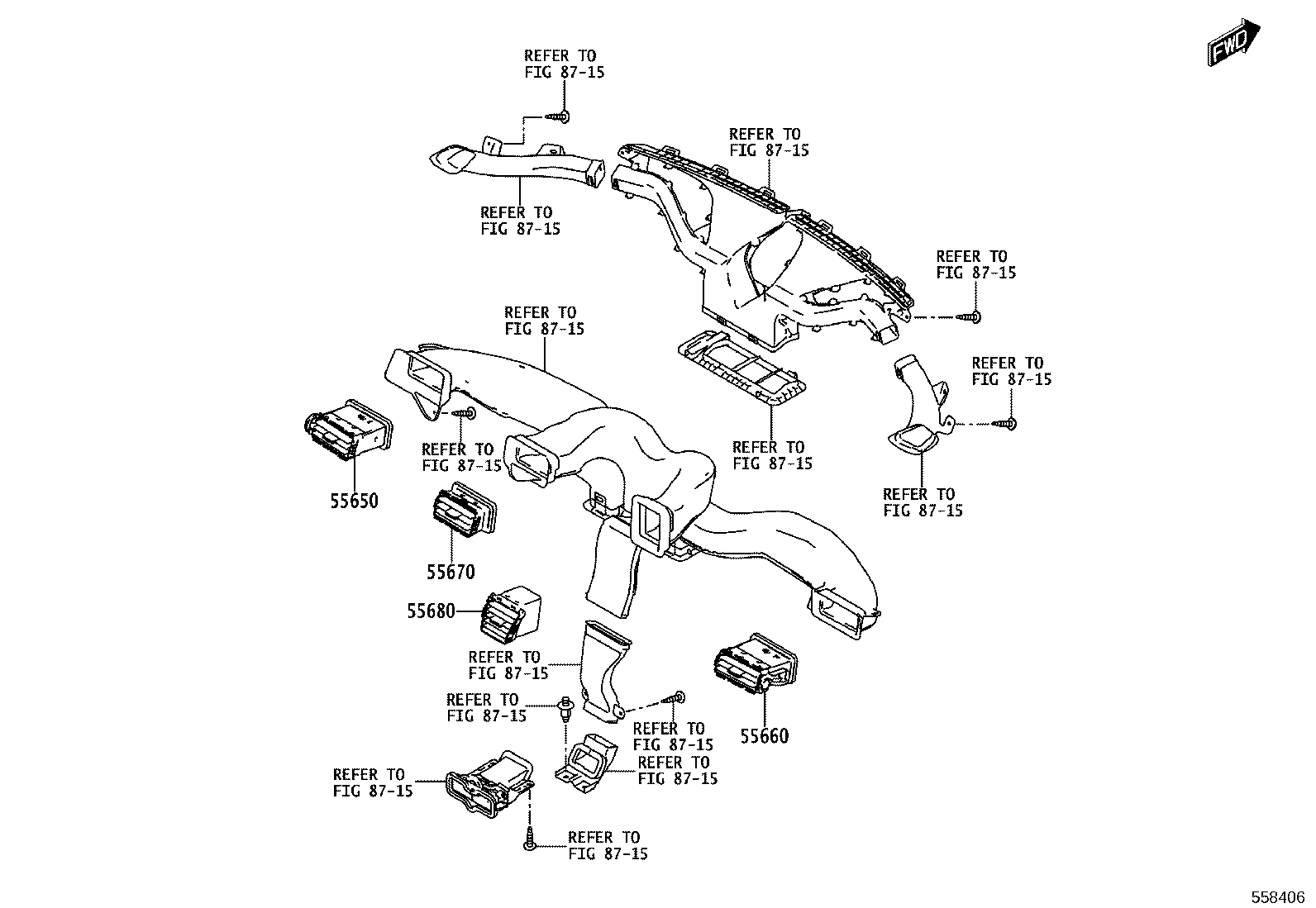 55302-WC017 PANEL SUB-ASSY, INSTRUMENT, UPPER product image