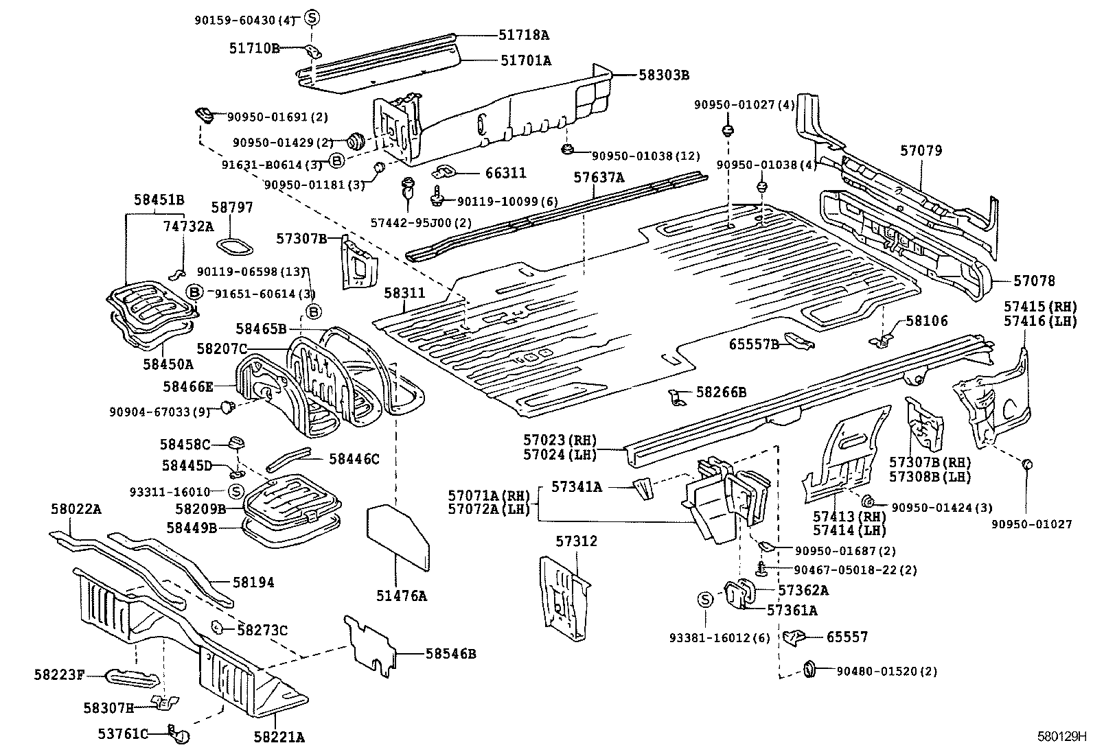 57771-95J00 PLATE, REAR SPRING, RH product image