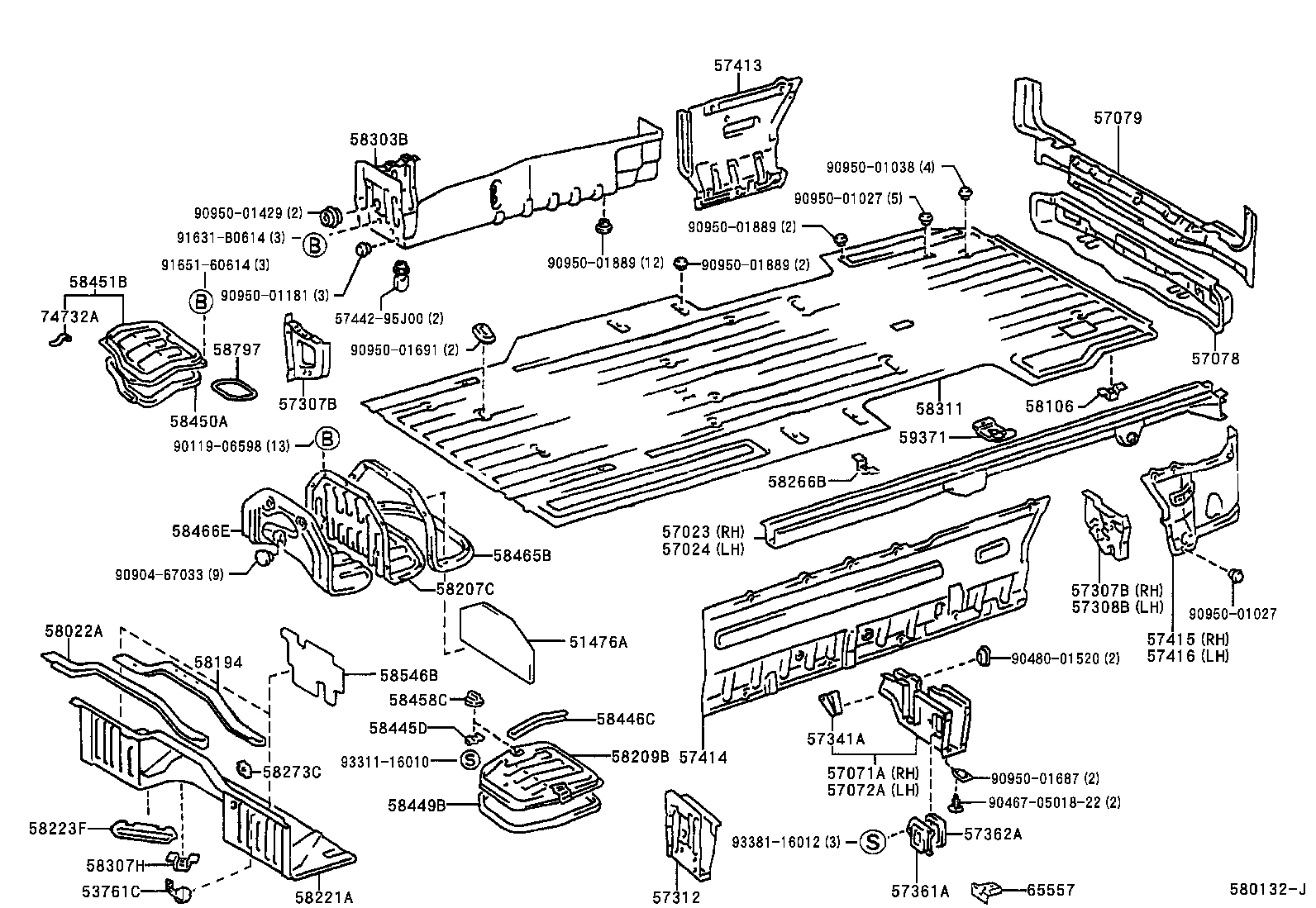 57771-95J00 PLATE, REAR SPRING, RH product image