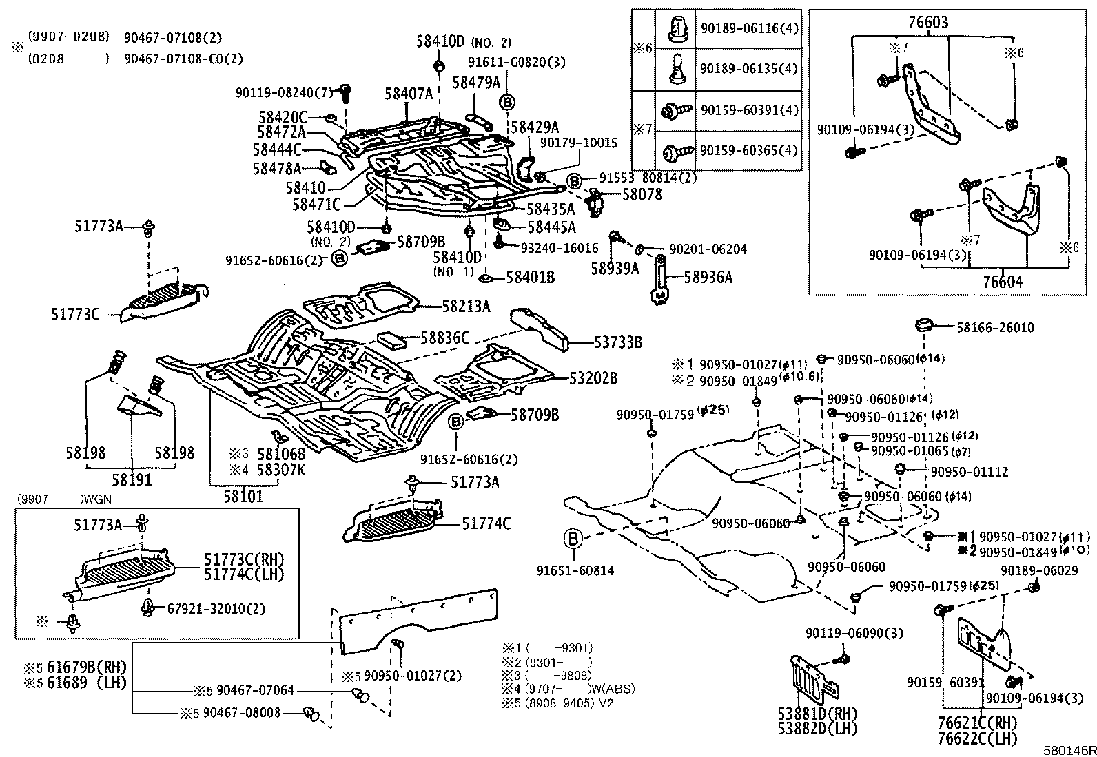 57102-26460 MEMBER SUB-ASSY, FRONT SIDE, LH product image