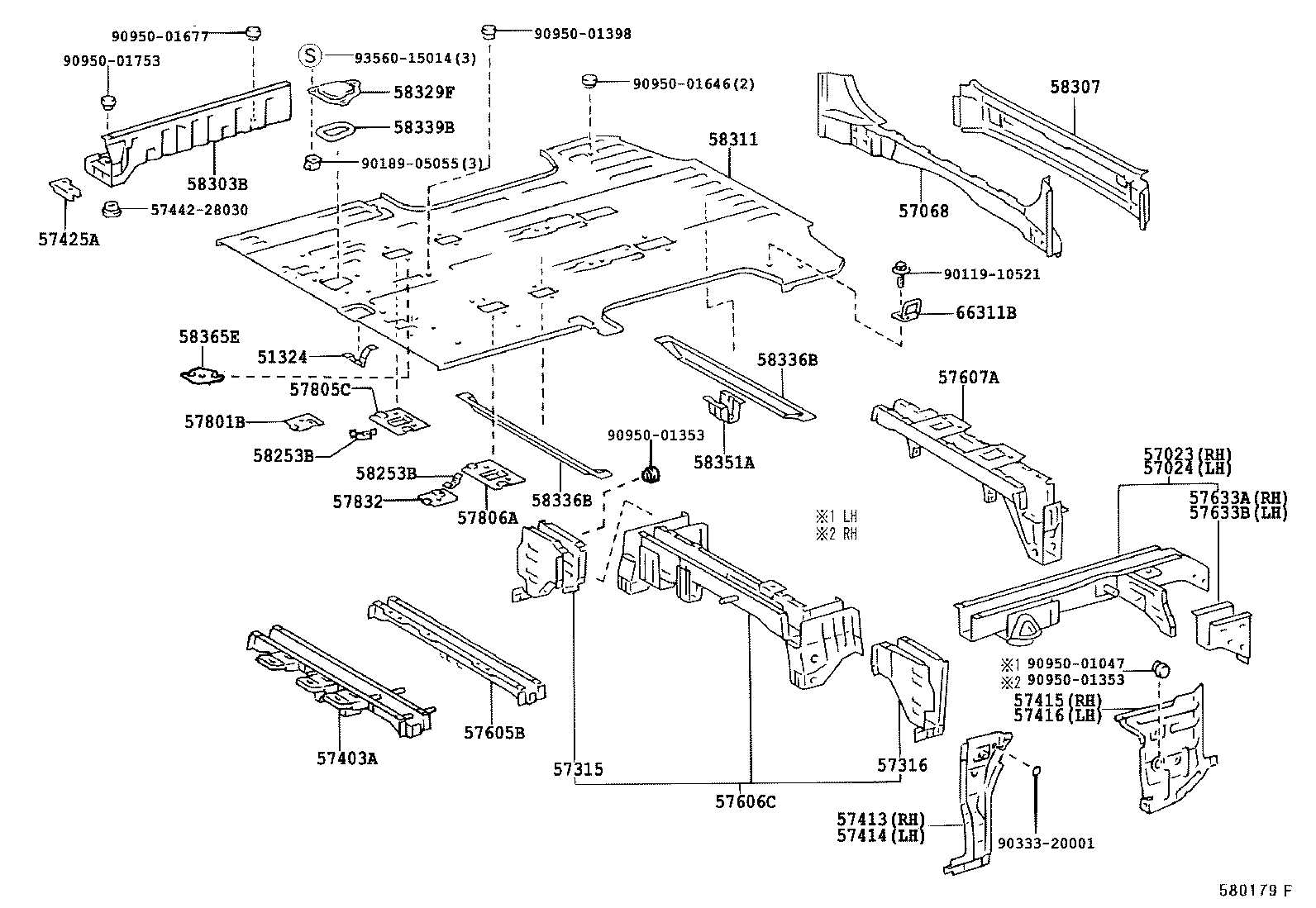 57305-28040 OUTRIGGER, NO.3 RH product image