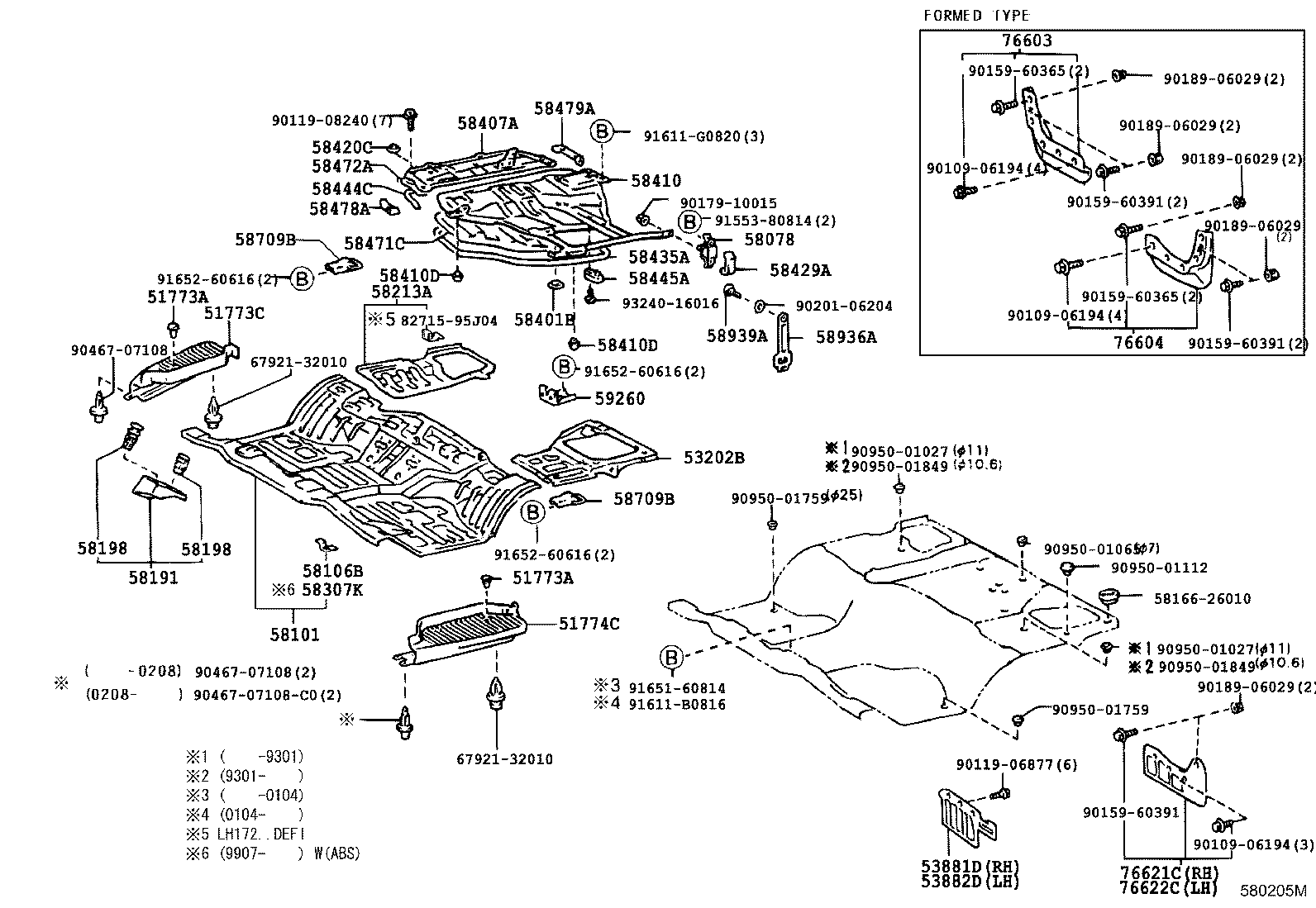 57102-26121 MEMBER SUB-ASSY, FRONT SIDE, LH product image