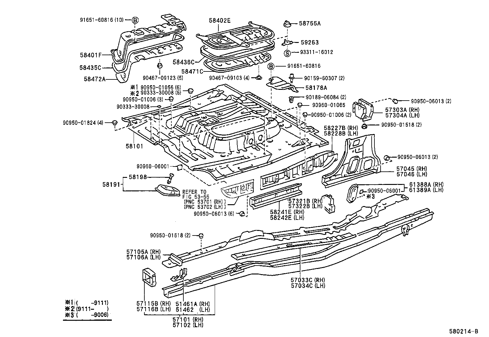 57106-95D01 PLATE SUB-ASSY, FRONT SIDE MEMBER, LH product image