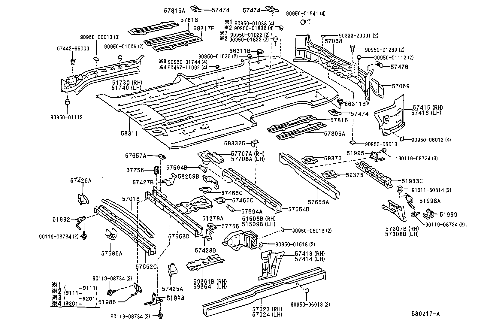 57771-95D01 PLATE, REAR SPRING, RH product image