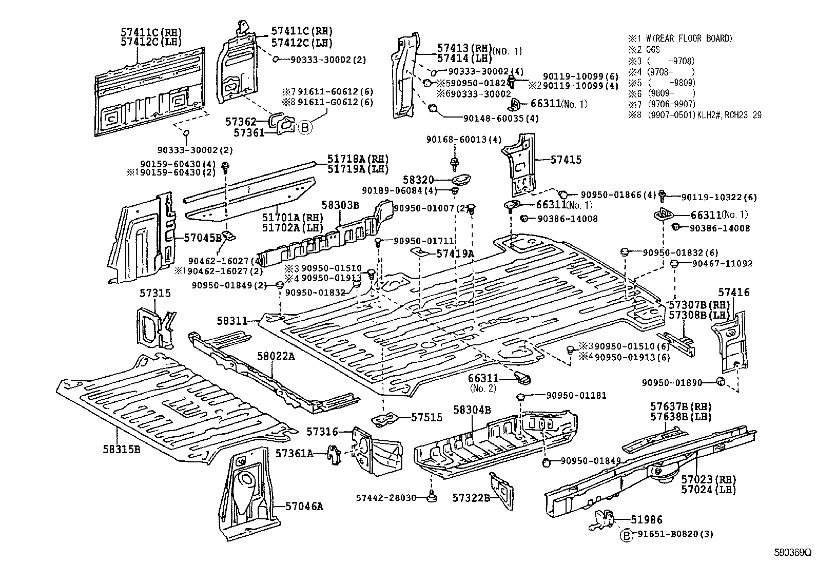51986-26030 HANGER, EXHAUST PIPE SUPPORT, NO.3 product image