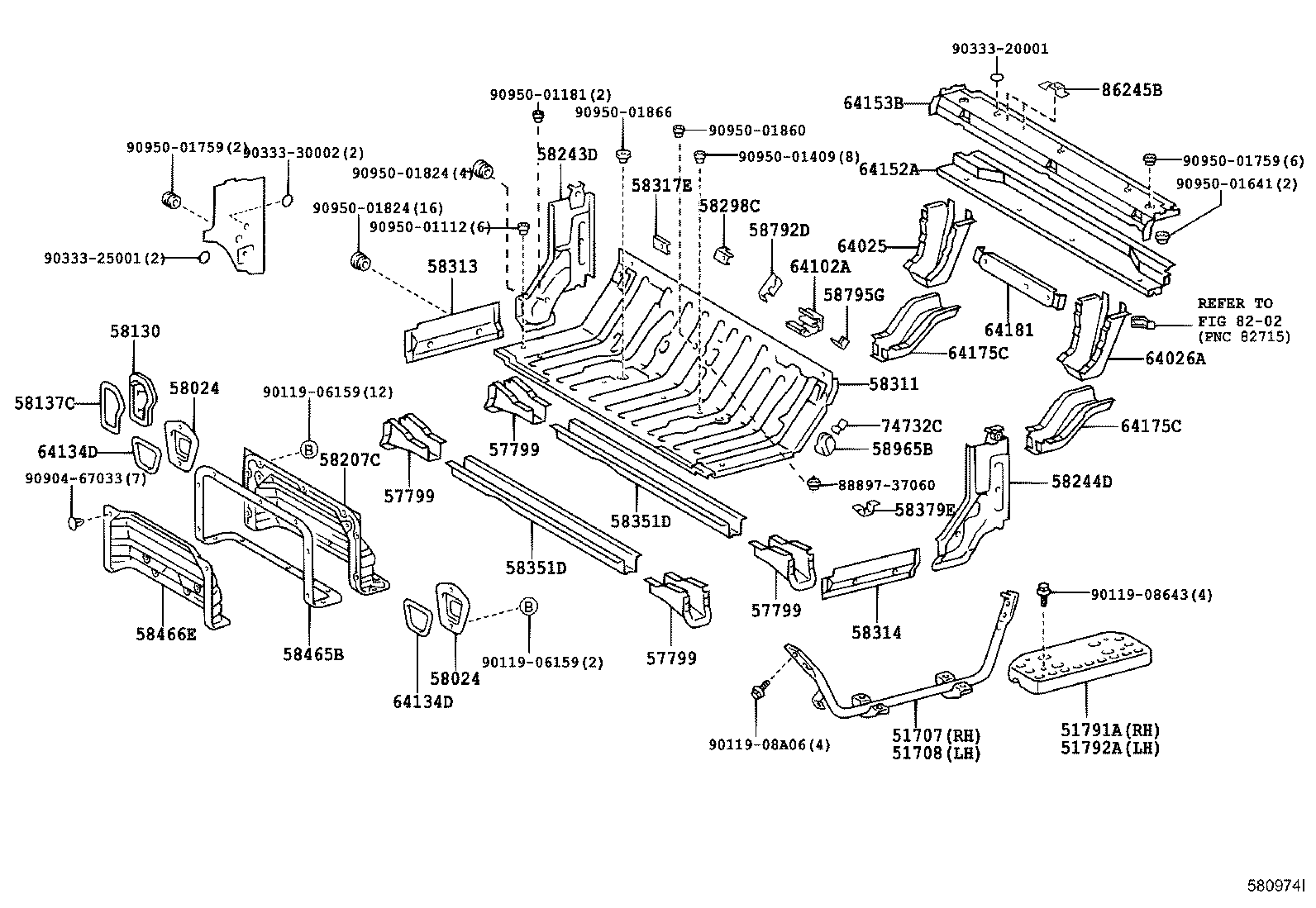 58221-37090 PANEL SUB-ASSY, HEADER product image