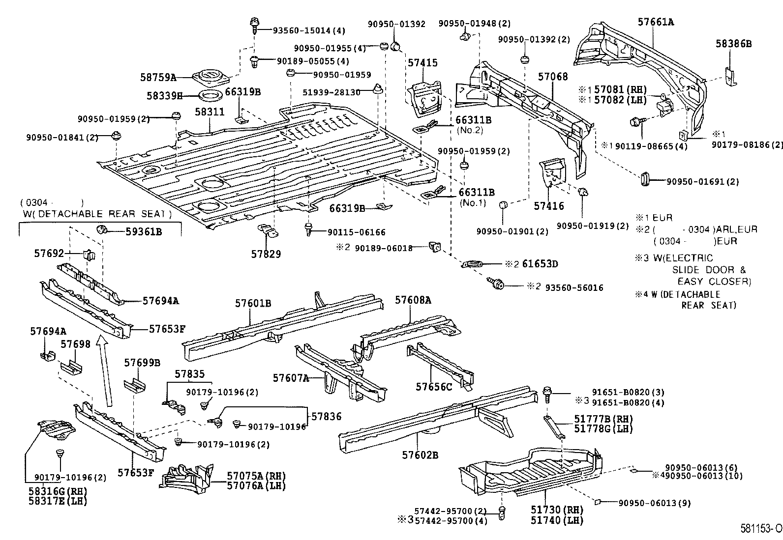 57075-28010 BRACKET SUB-ASSY, REAR SUSPENSION ARM, RH product image