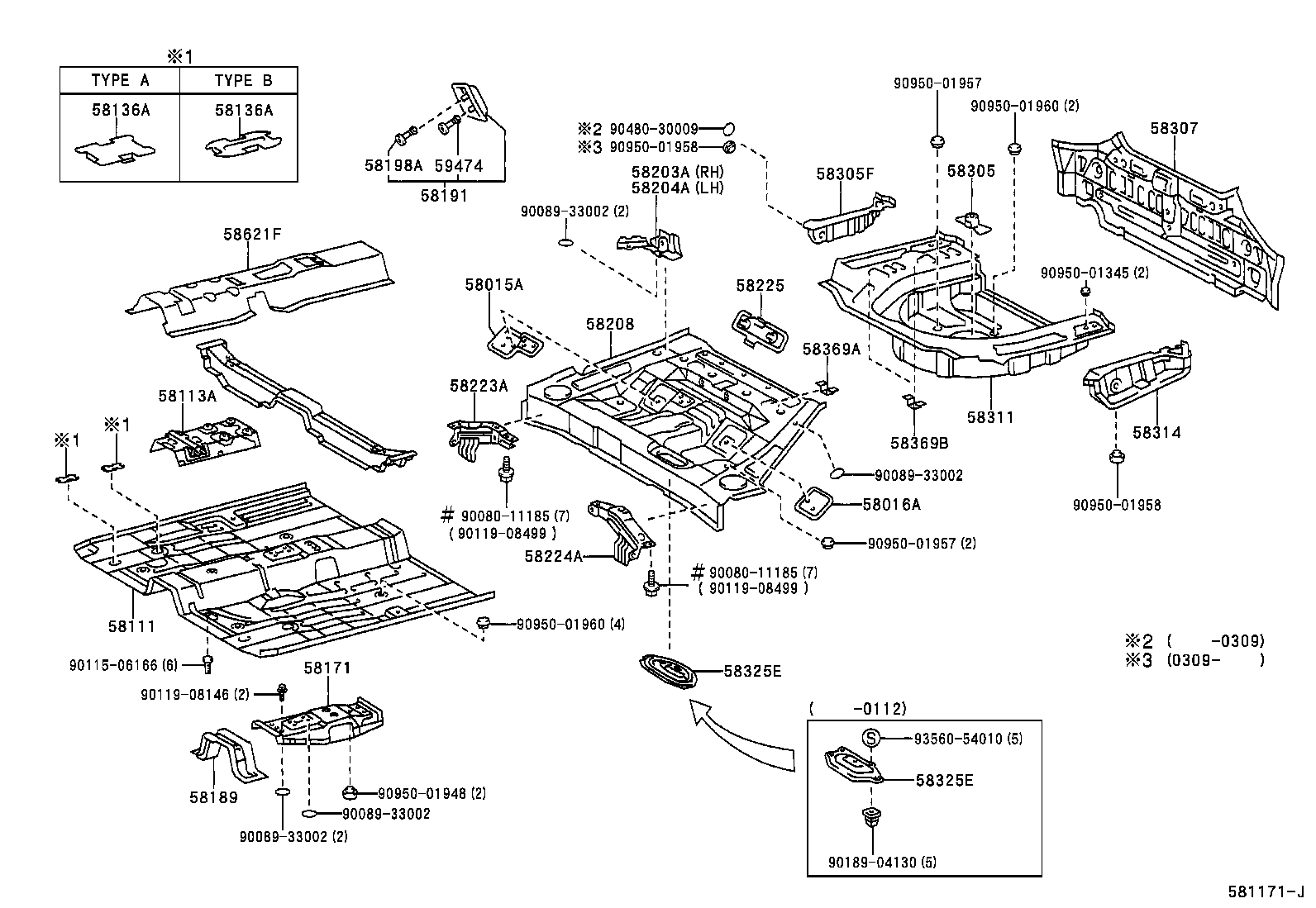 58111-YF010 PAN, FRONT FLOOR product image