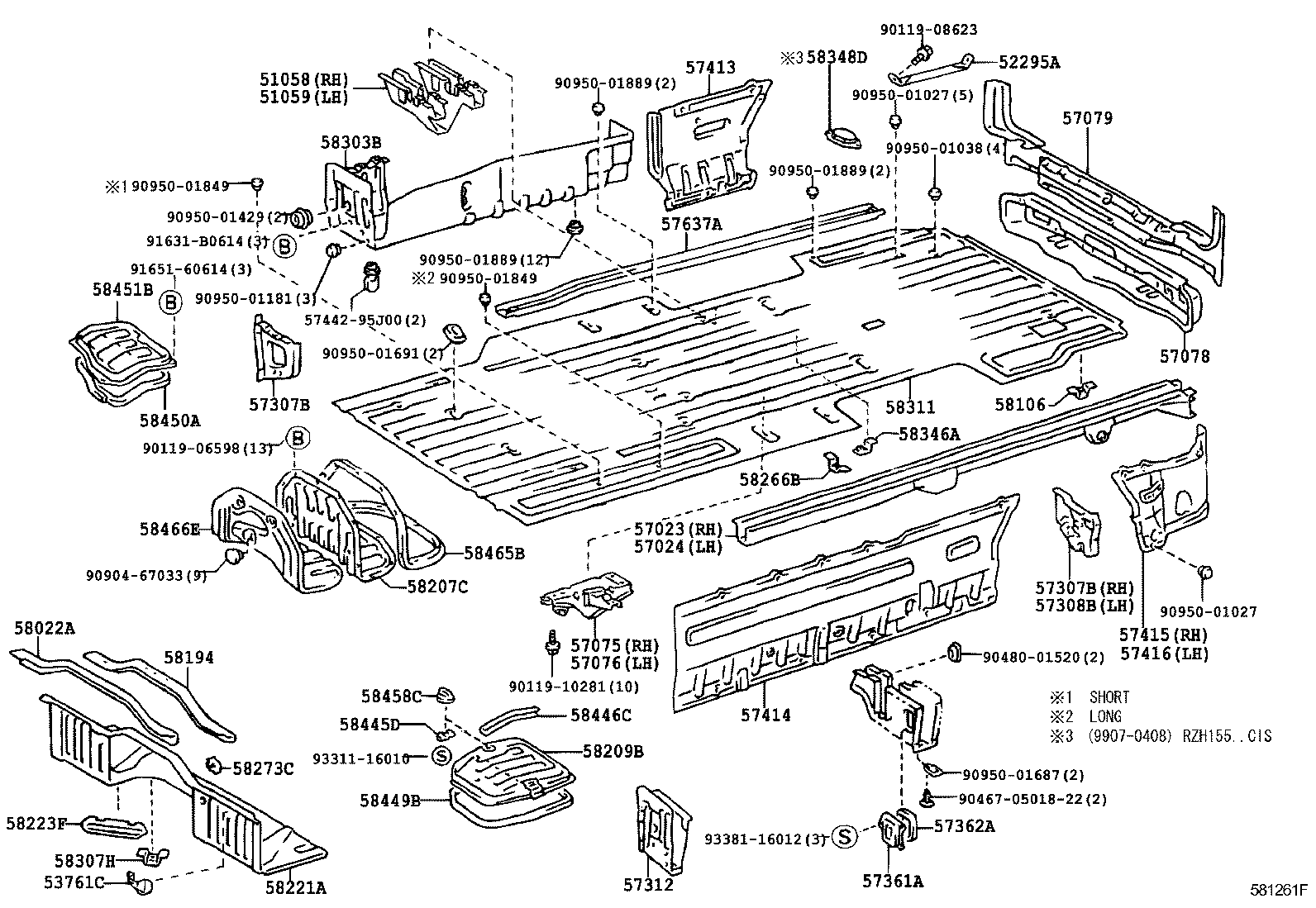 57771-95J00 PLATE, REAR SPRING, RH product image