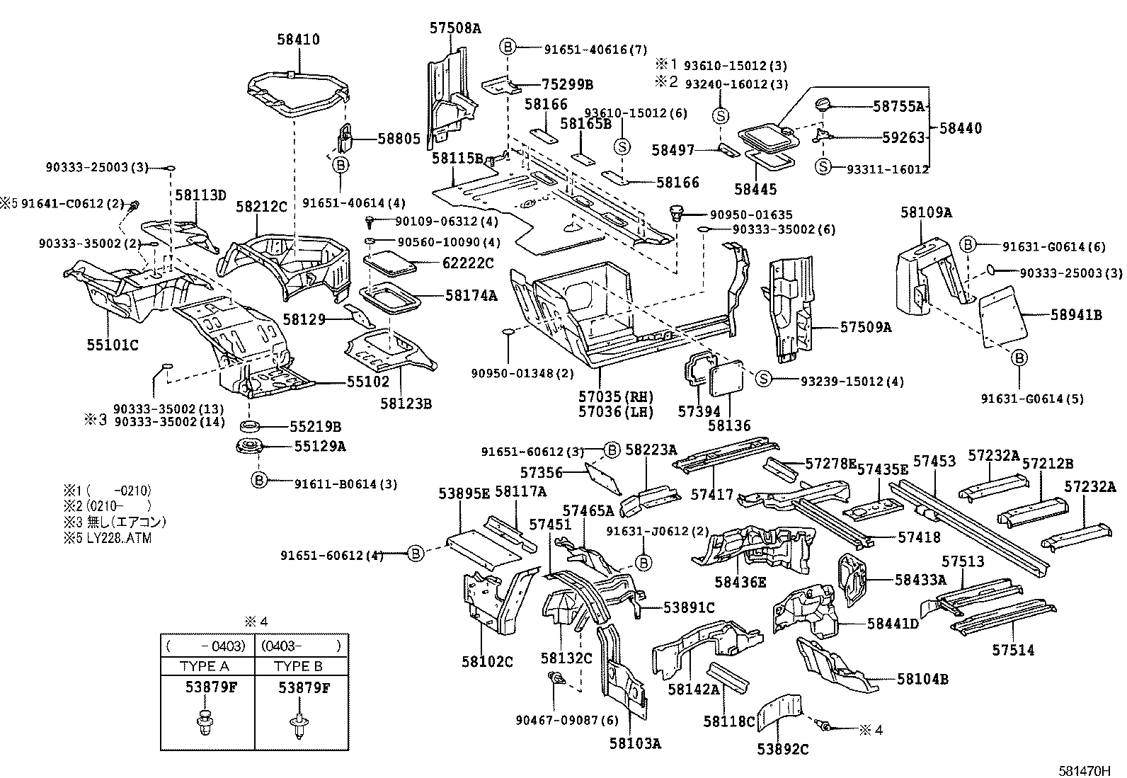 57035-37021 PANEL SUB-ASSY, FRONT STEP, RH product image