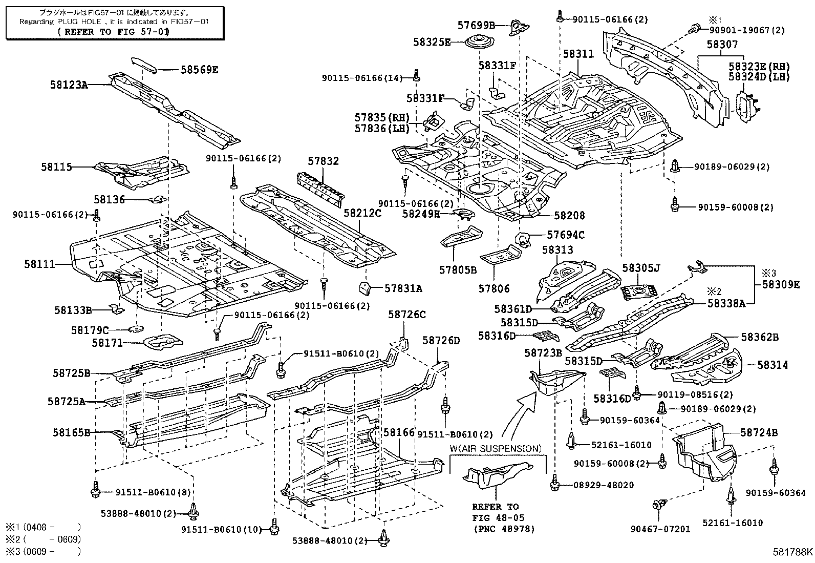 58013-48010 SUPPORT, SHIFT & SELECT LEVER product image