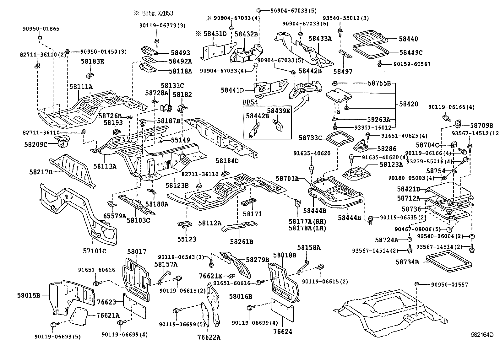53712-36040 APRON, FRONT FENDER, LH product image