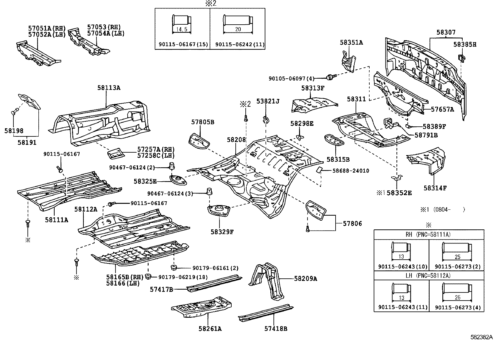 51938-24010 BRACKET, SPARE WHEEL CARRIER product image