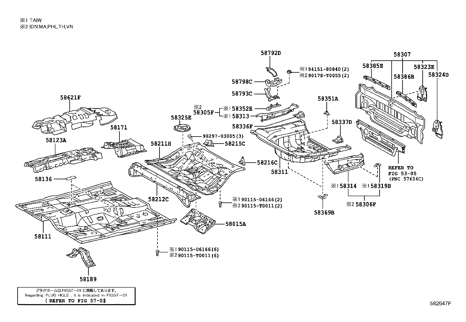 58013-06070 SUPPORT, SHIFT & SELECT LEVER product image