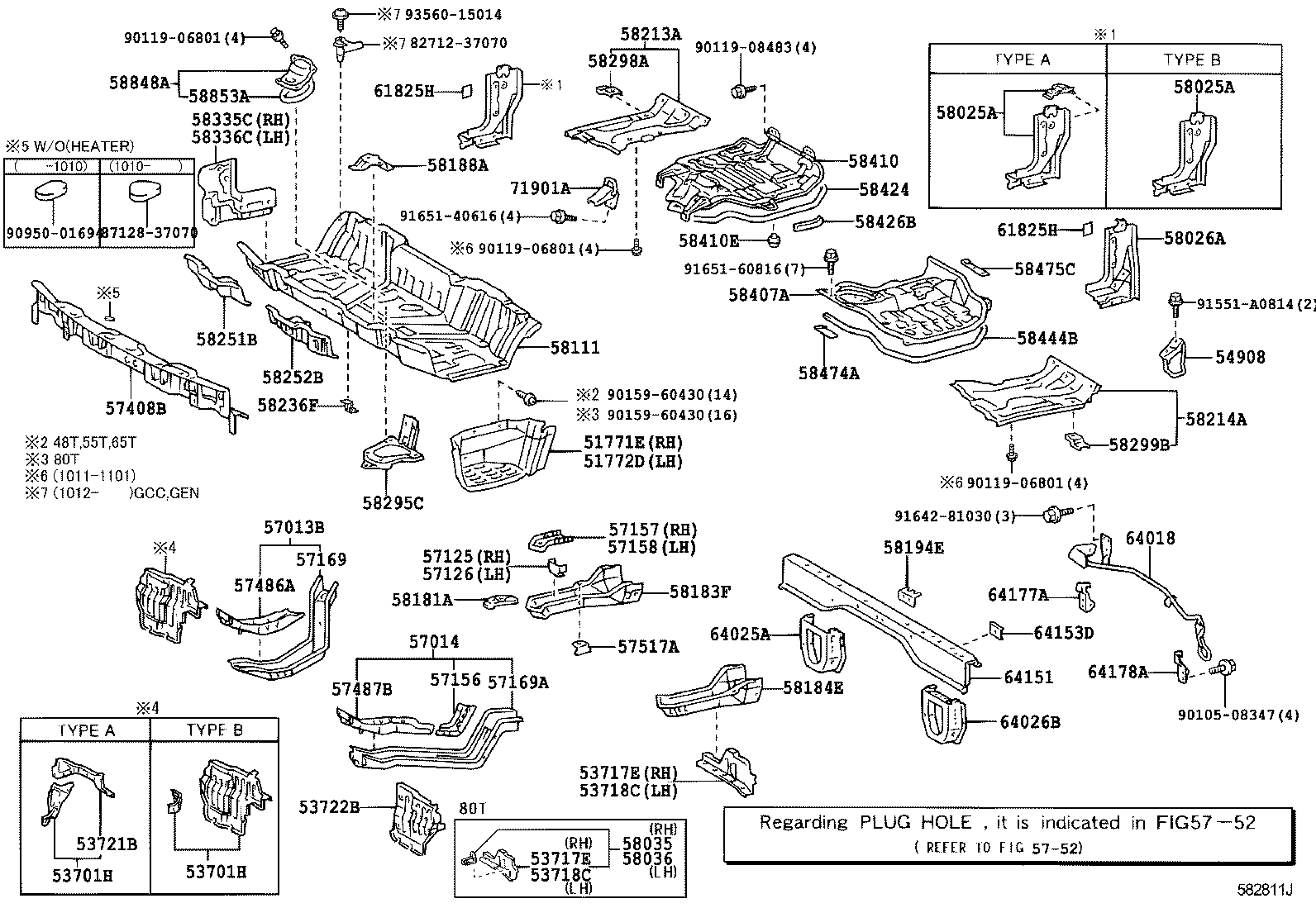 53736-37021 MUDGUARD SUB-ASSY, FRONT product image