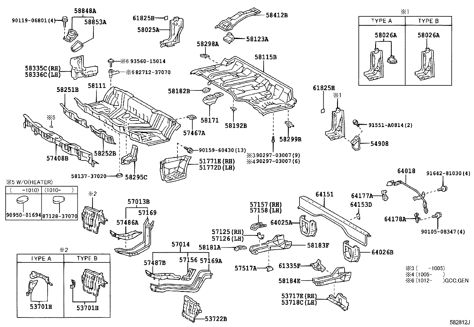 53736-37021 MUDGUARD SUB-ASSY, FRONT product image