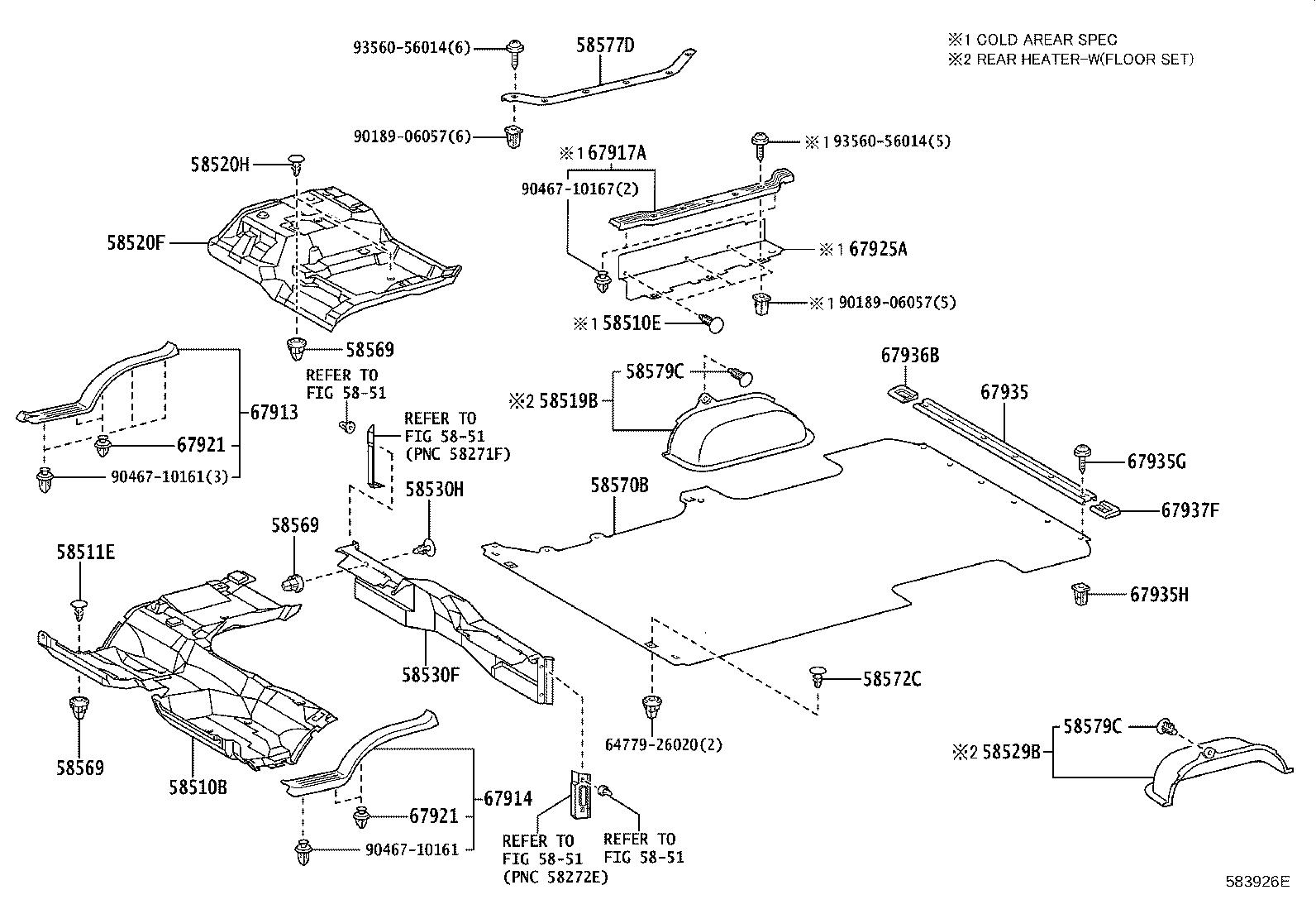 64779-26020 STOPPER, REAR FLOOR MAT product image