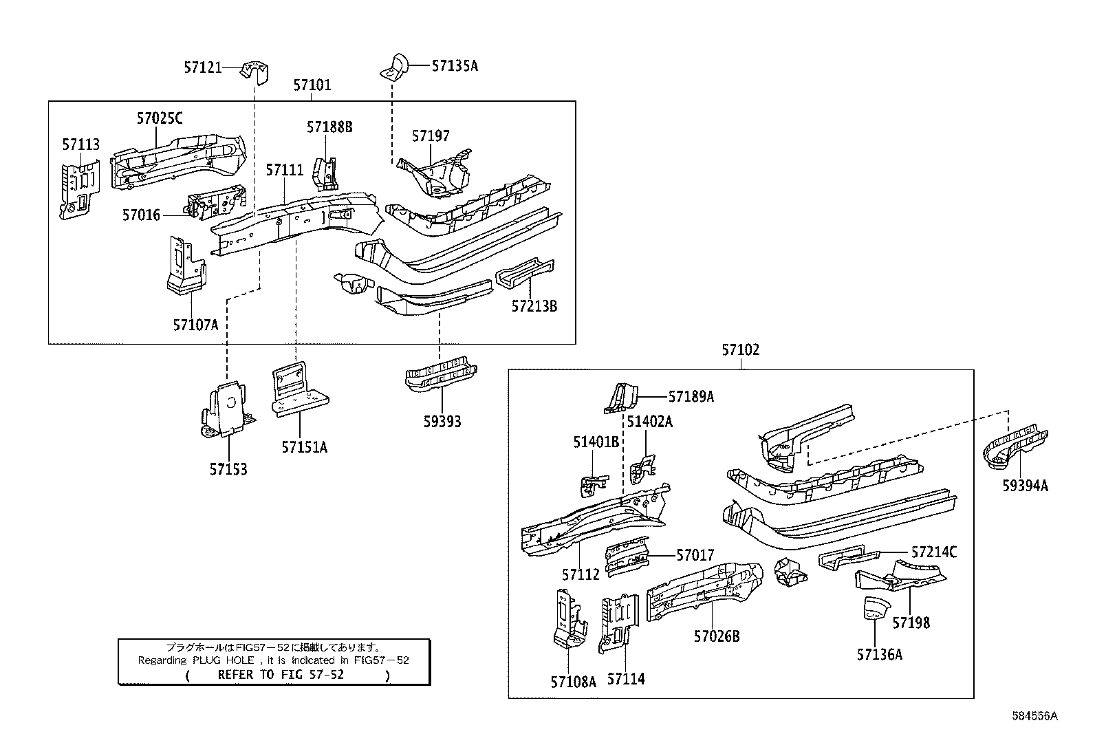 51402-0R010 BRACKET SUB-ASSY, ENGINE FRONT MOUNTING, LH product image