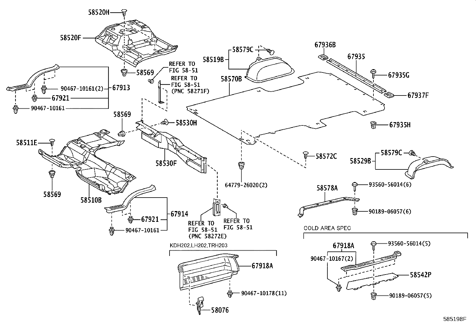 64779-26020 STOPPER, REAR FLOOR MAT product image