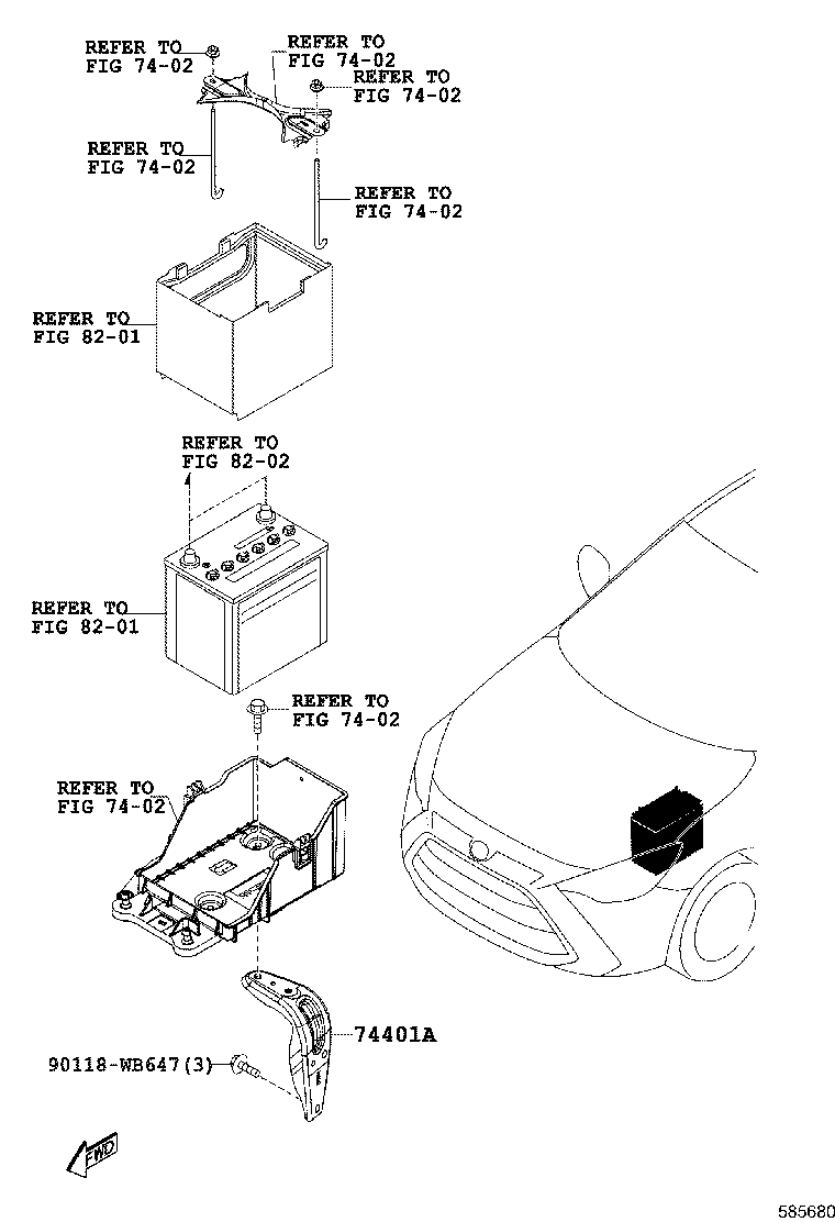 57043-WB002 REINFORCEMENT SUB-ASSY, FRONT SIDE MEMBER, REAR RH product image