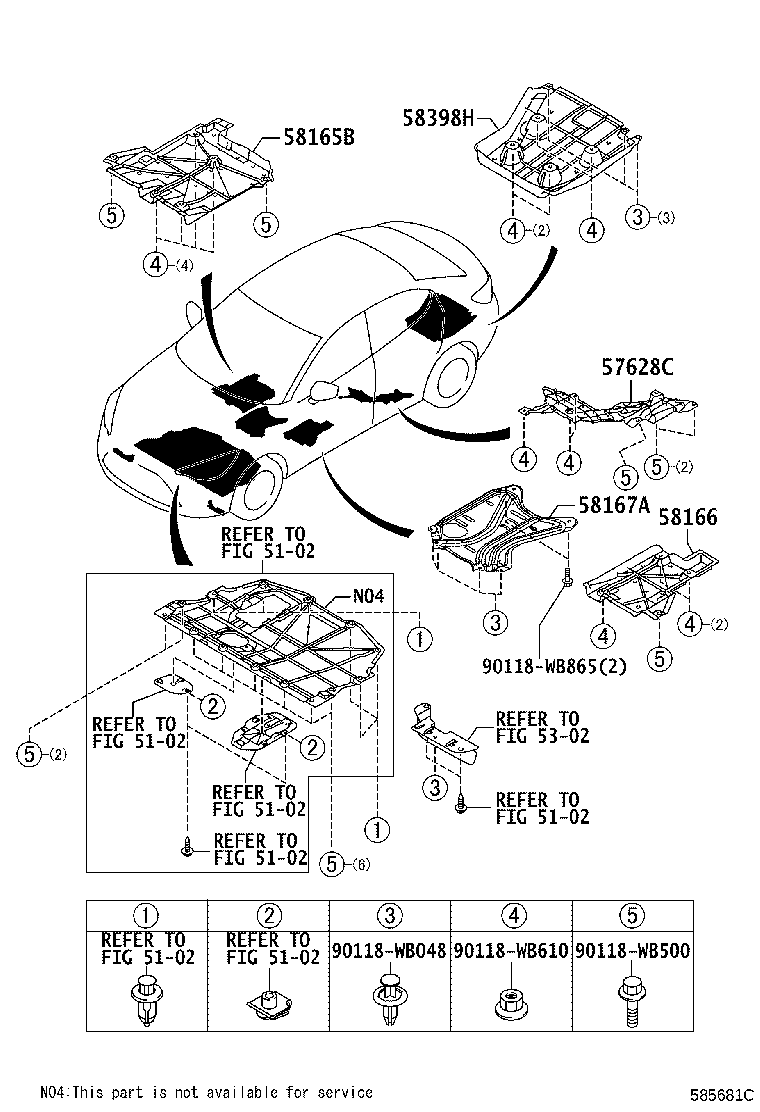 57043-WB002 REINFORCEMENT SUB-ASSY, FRONT SIDE MEMBER, REAR RH product image