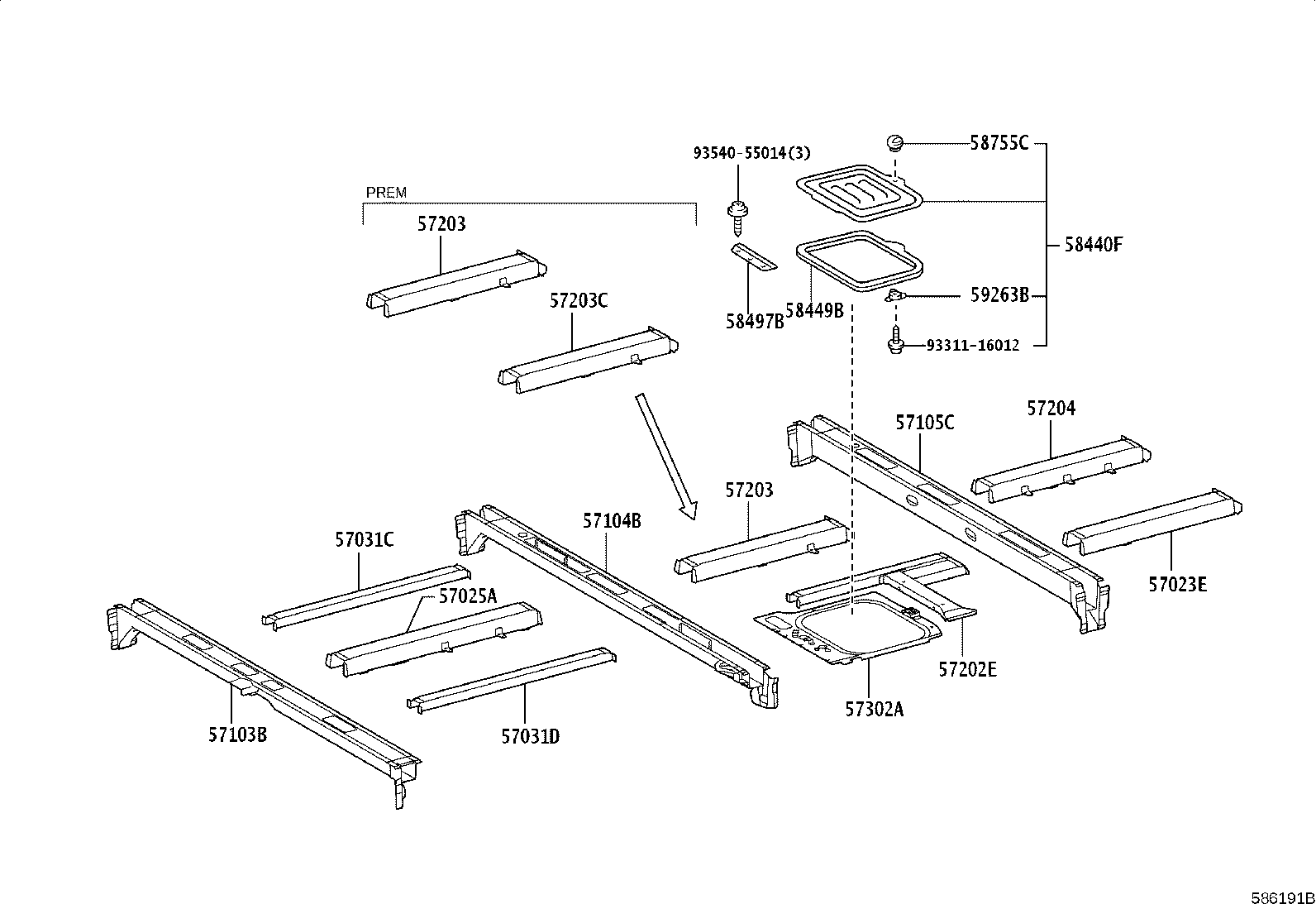82711-60740 CLAMP, WIRING HARNESS product image