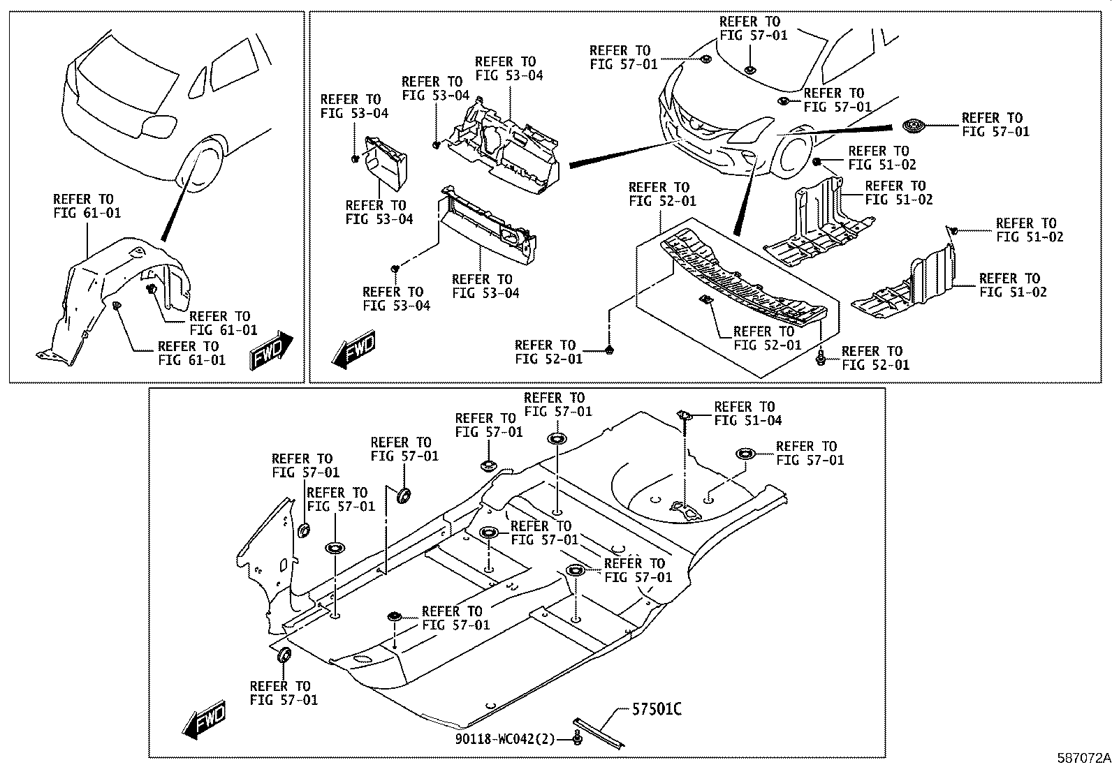 58366-WC001 BRACKET, BODY SUPPORT, NO.1 LH product image