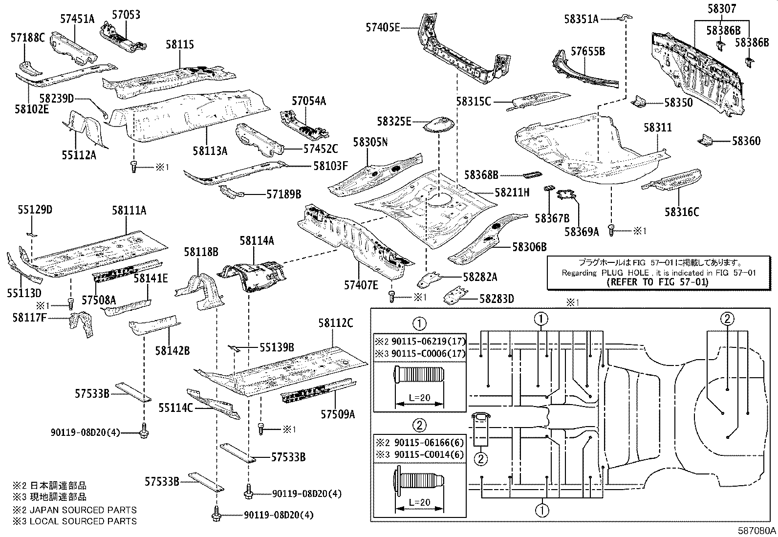 55113-F4040 PANEL, DASH, LOWER RH product image