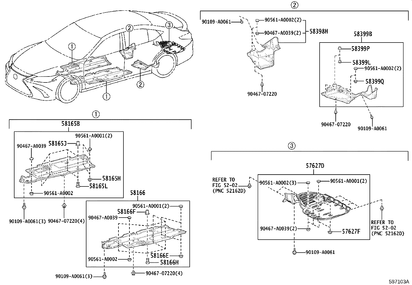 58165-07040 COVER, FRONT FLOOR, RH product image