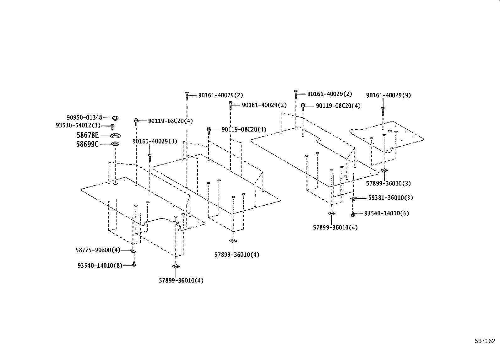 82711-60740 CLAMP, WIRING HARNESS product image